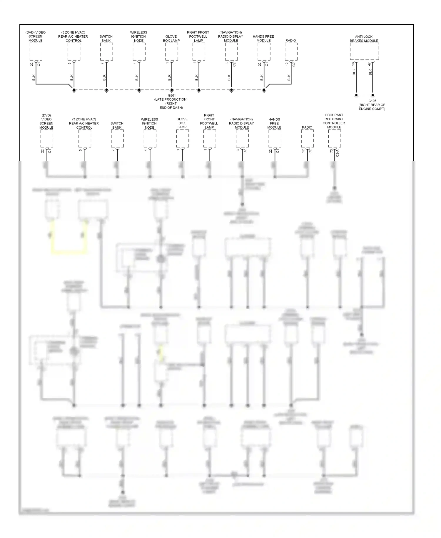 Dodge Journey I (2007-2011) steering control module wiring diagram  (1 of 2)