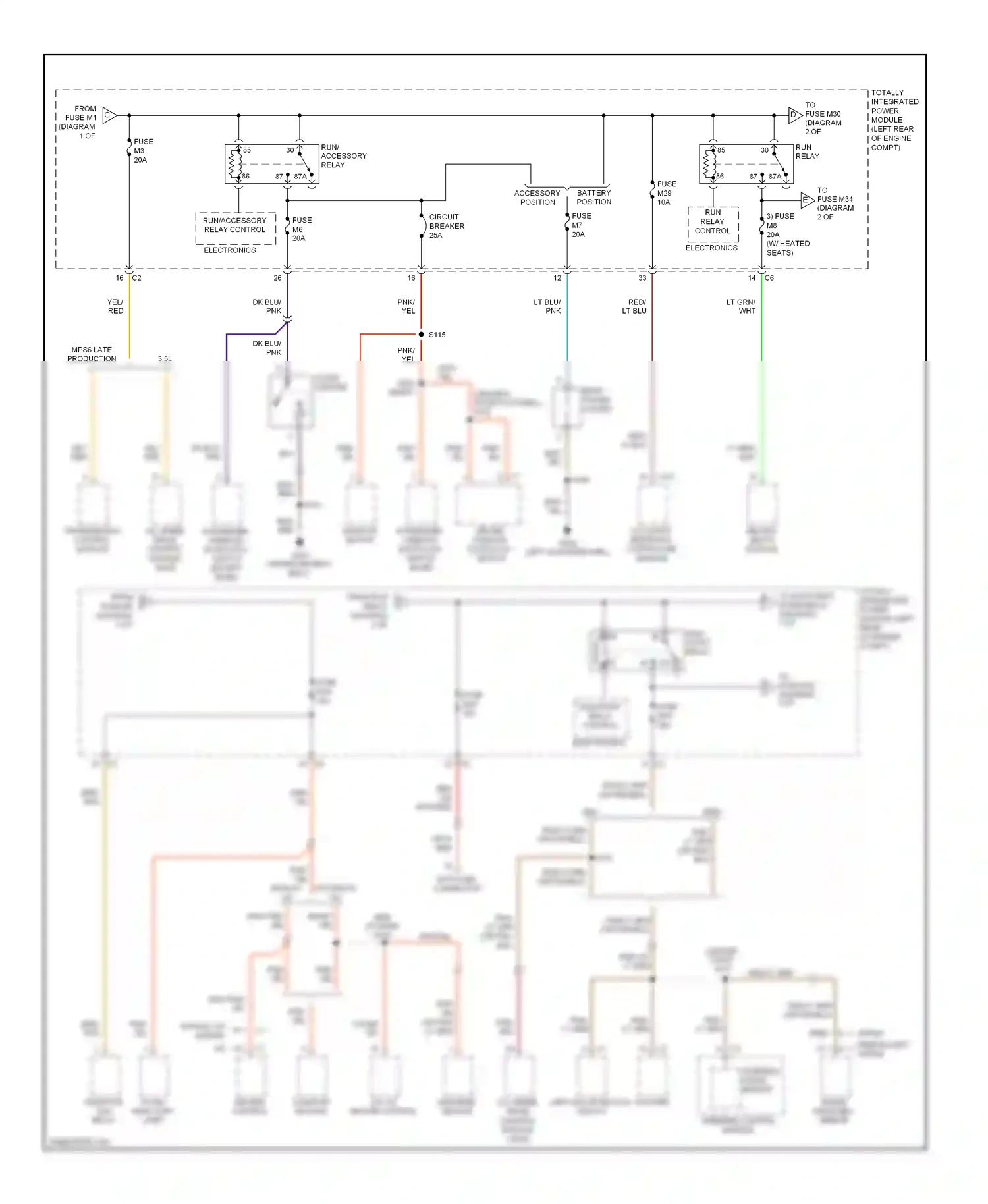 Dodge Journey I (2007-2011) steering control module wiring diagram  (2 of 2)