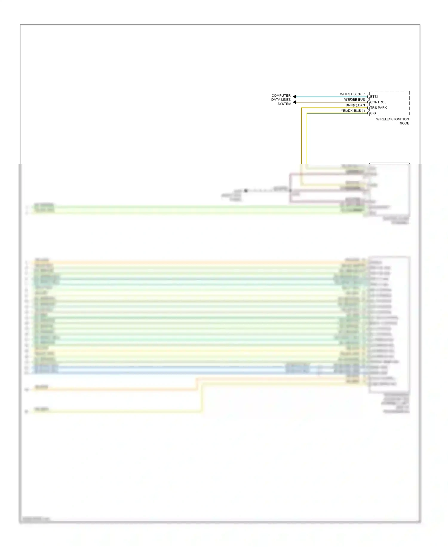 Dodge Journey I (2007-2011) wireless ignition node wiring diagram  (2 of 9)