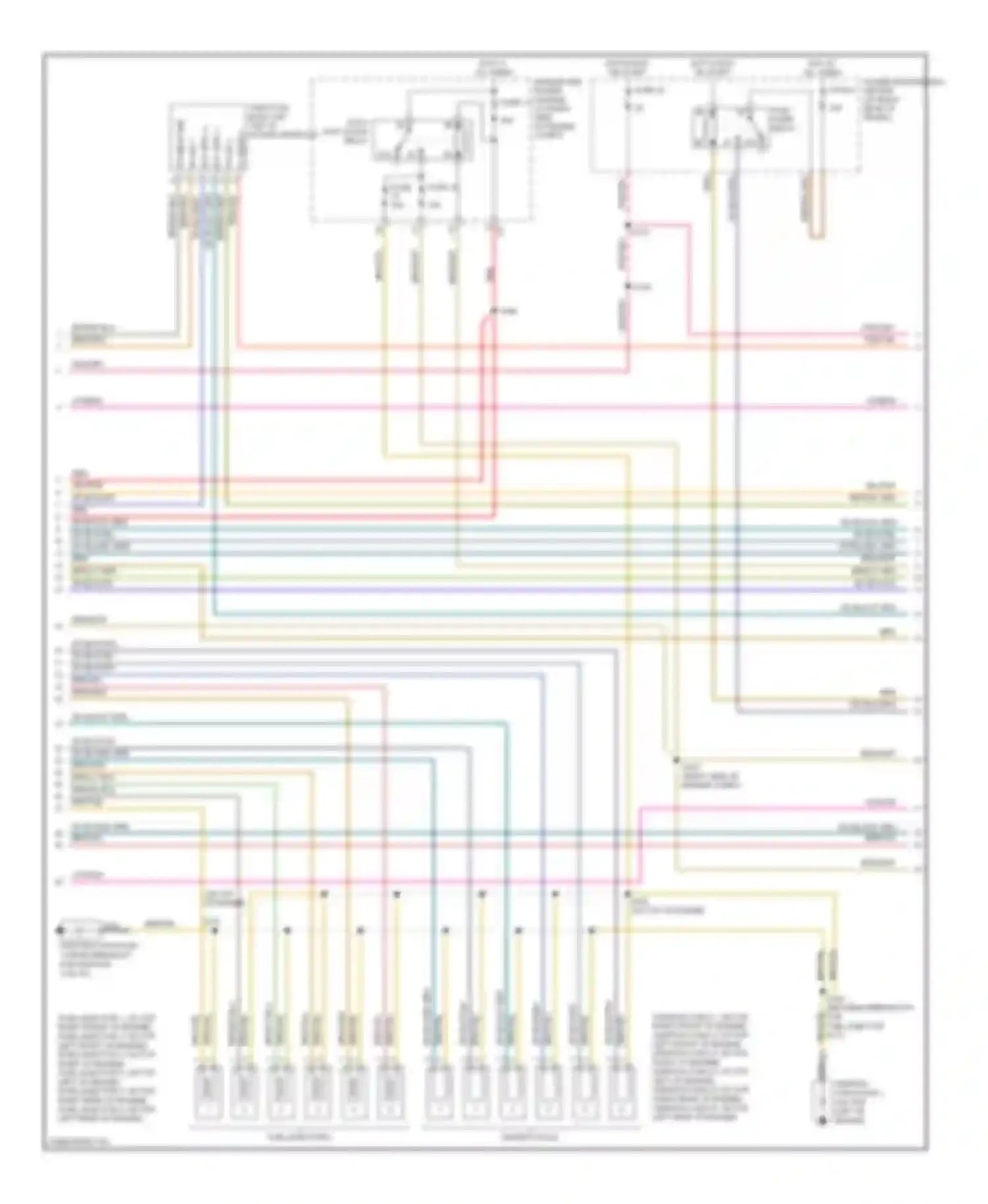 Magnum Dodge I facelift (2007-2008): Wiring diagram engine performance 2.7l (2 of 5)