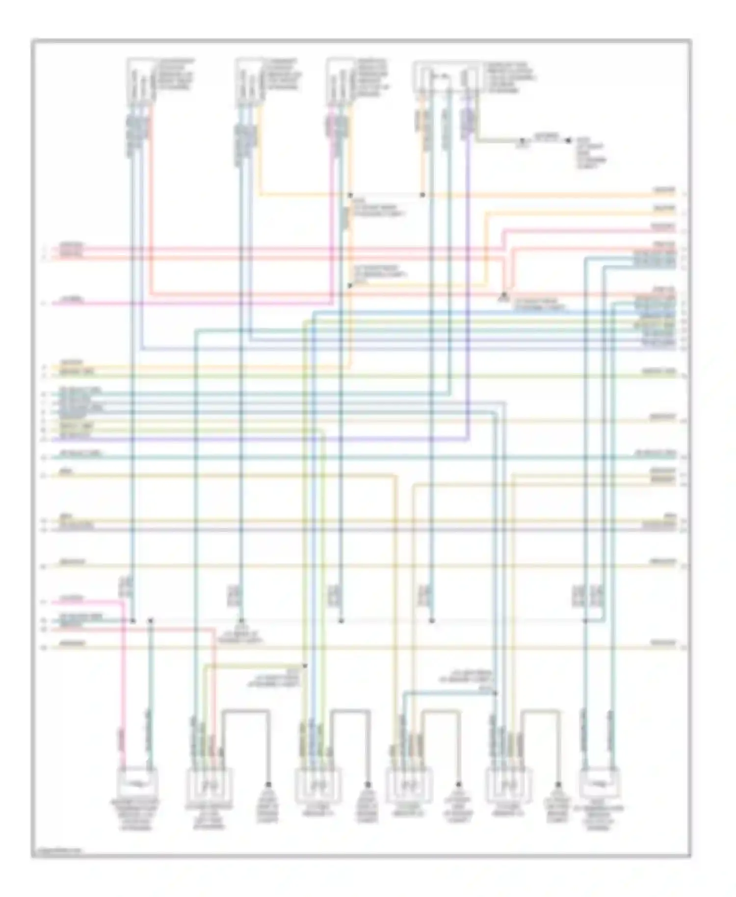 Magnum Dodge I facelift (2007-2008): Wiring diagram engine performance 2.7l (3 of 5)