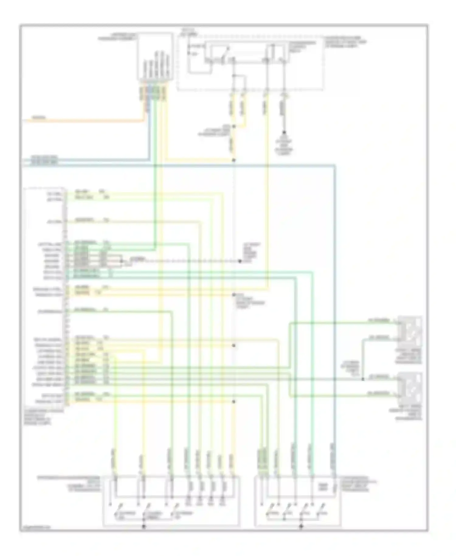 Magnum Dodge I facelift (2007-2008): Wiring diagram engine performance 2.7l (5 of 5)