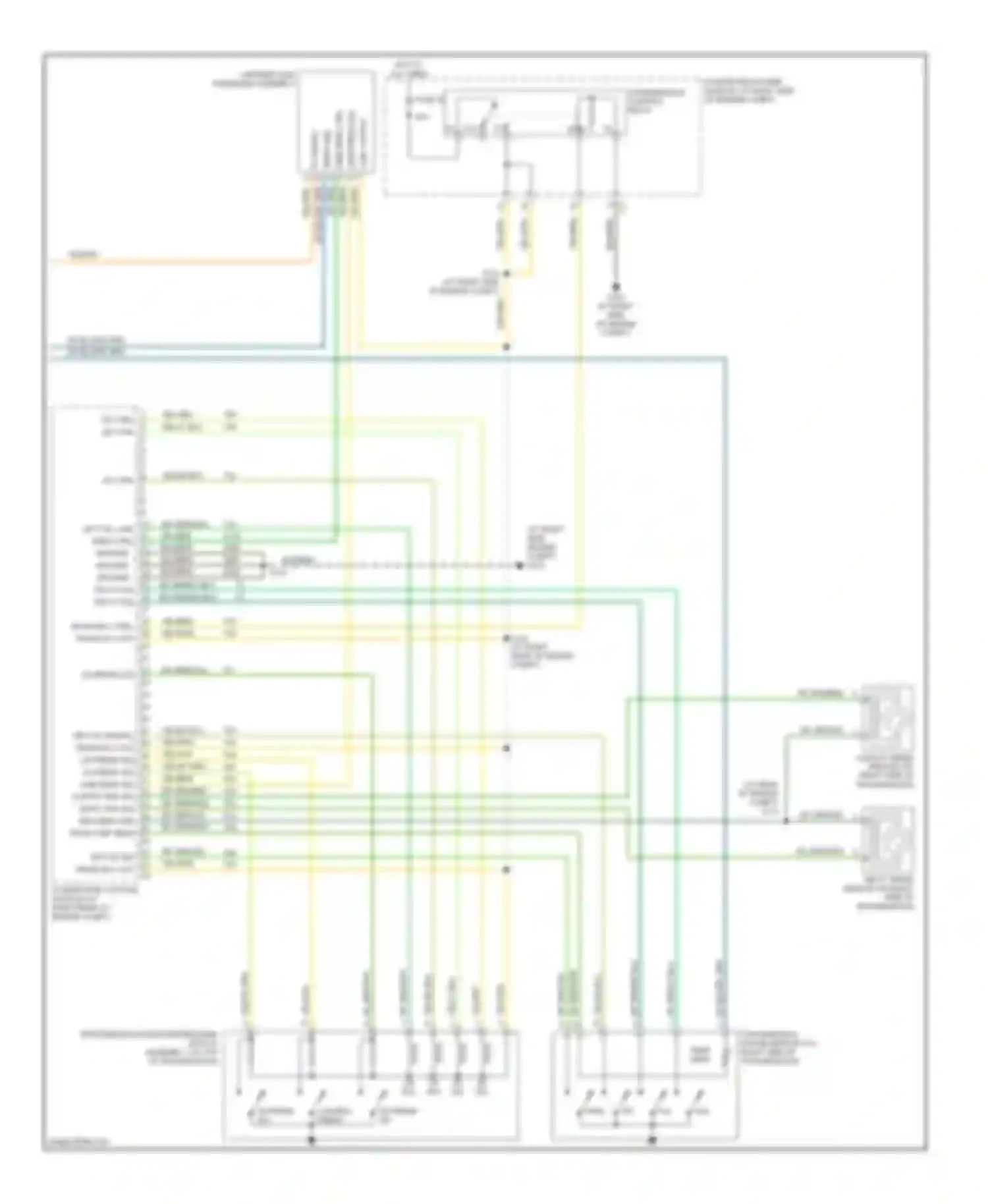 Magnum Dodge I facelift (2007-2008): Wiring diagram engine performance 3.5l (5 of 5)