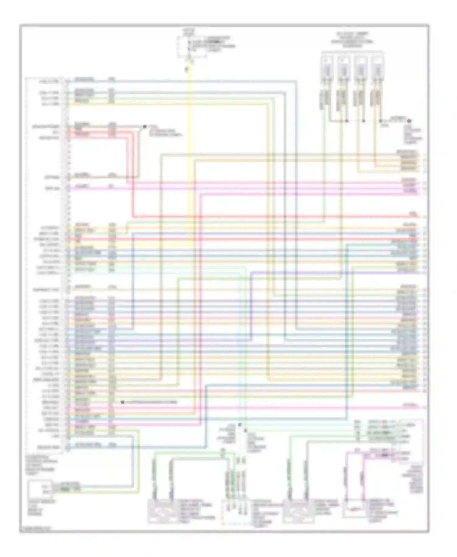 Magnum Dodge I facelift (2007-2008): Wiring diagram engine performance 5.7l (1 of 4)