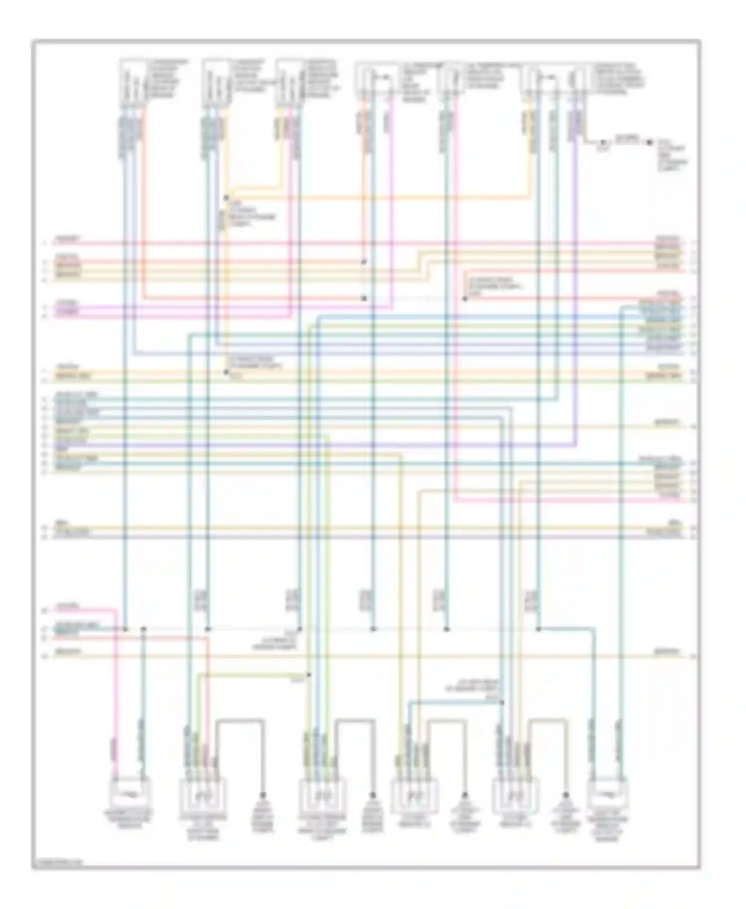 Magnum Dodge I facelift (2007-2008): Wiring diagram engine performance 5.7l (3 of 4)