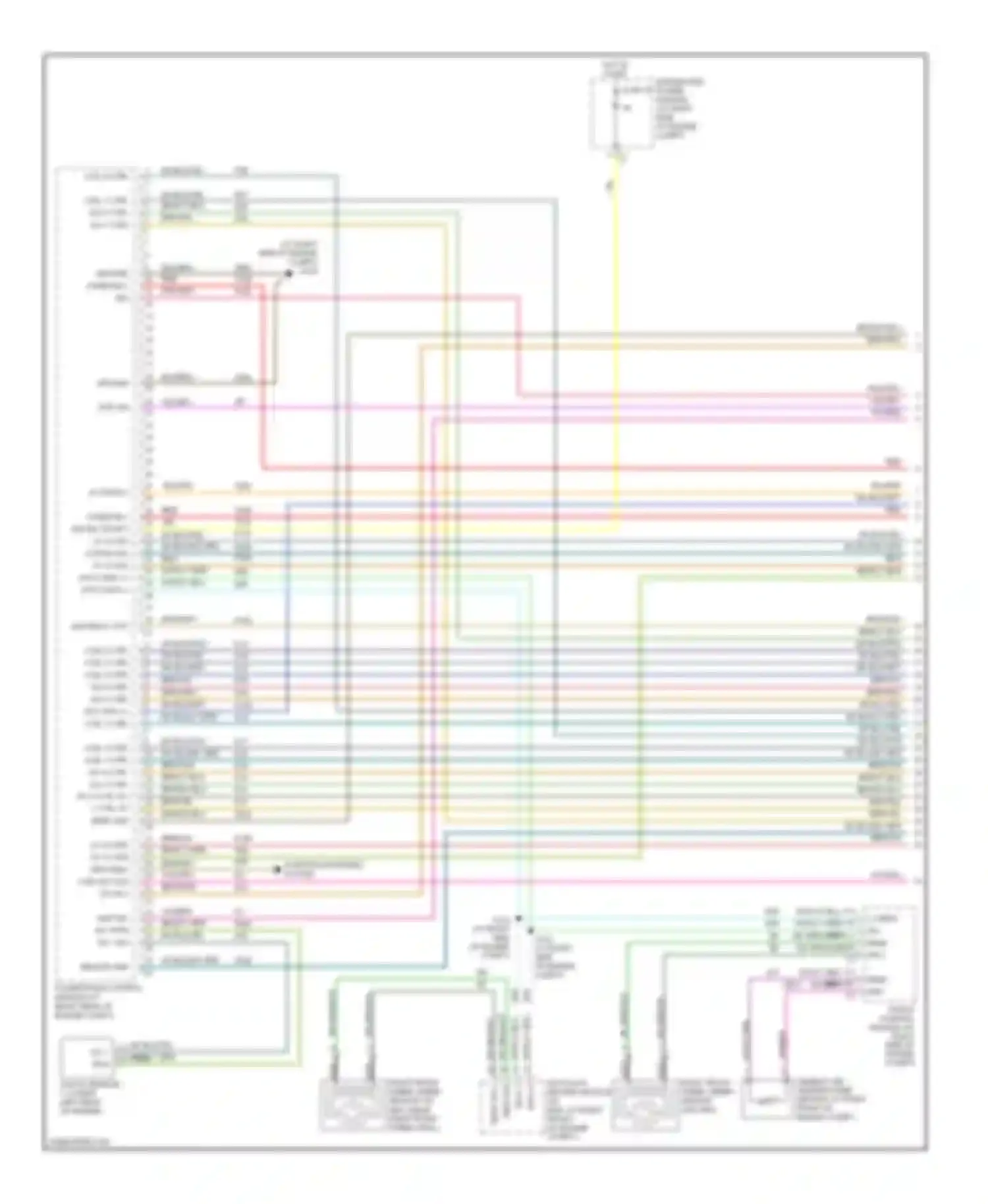 Magnum Dodge I facelift (2007-2008): Wiring diagram engine performance 6.1l (1 of 4)
