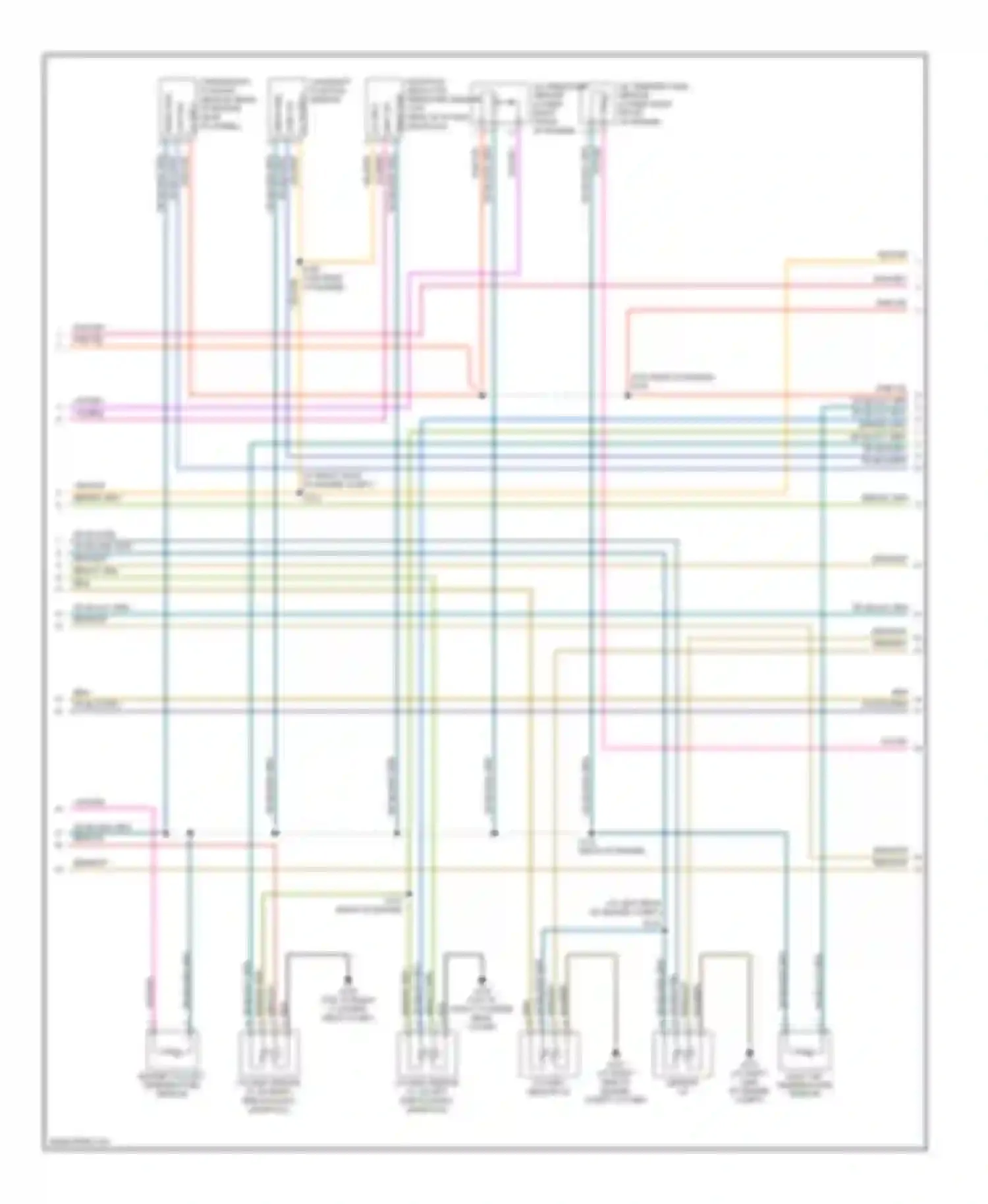 Magnum Dodge I facelift (2007-2008): Wiring diagram engine performance 6.1l (3 of 4)