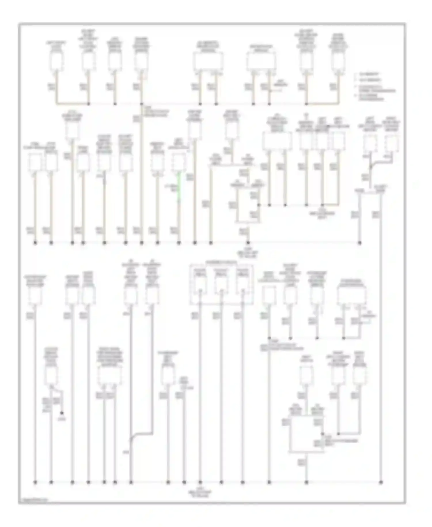 Magnum Dodge I facelift (2007-2008): Ground distribution circuit (3 of 4)