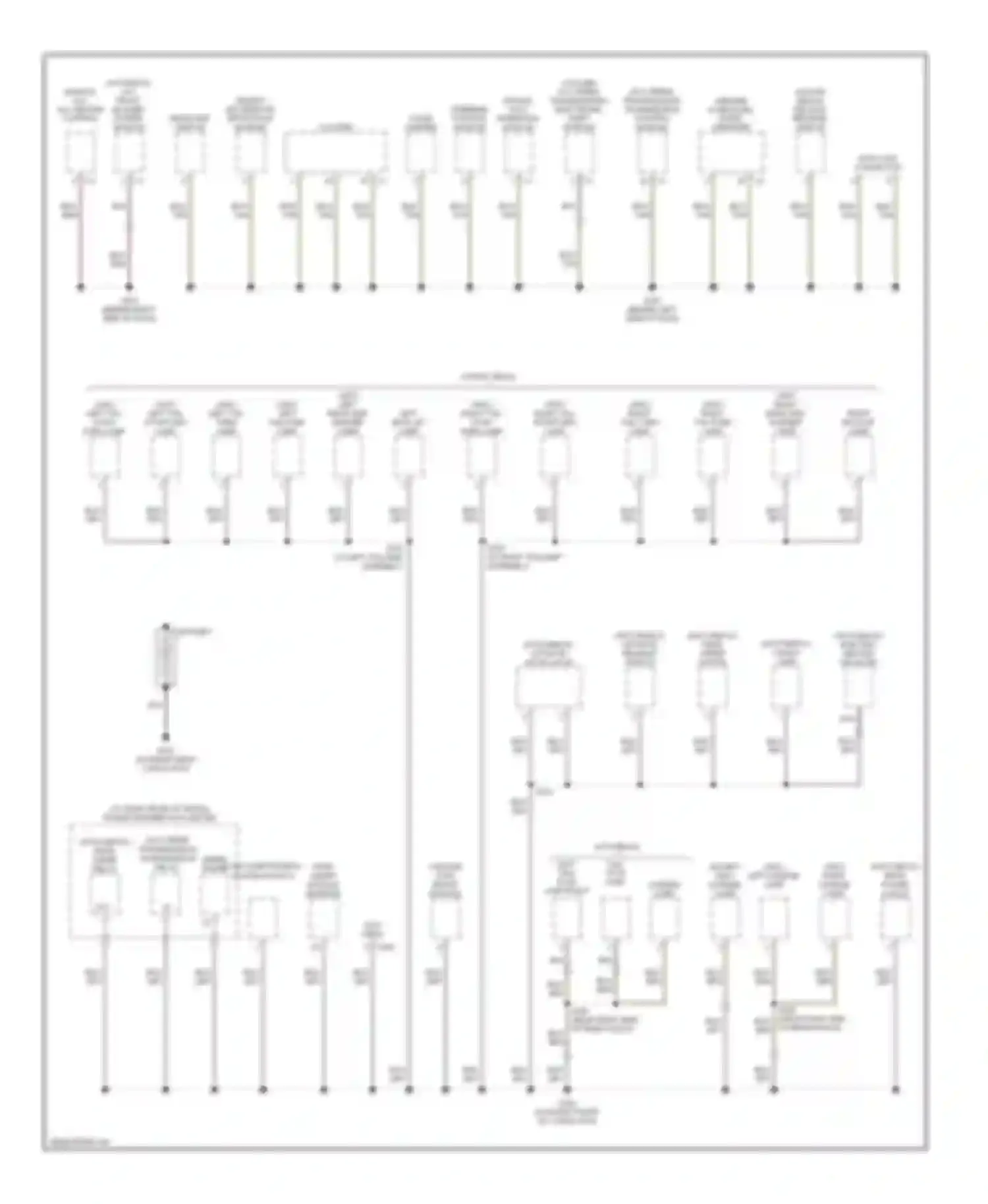 Magnum Dodge I facelift (2007-2008): Ground distribution circuit (4 of 4)