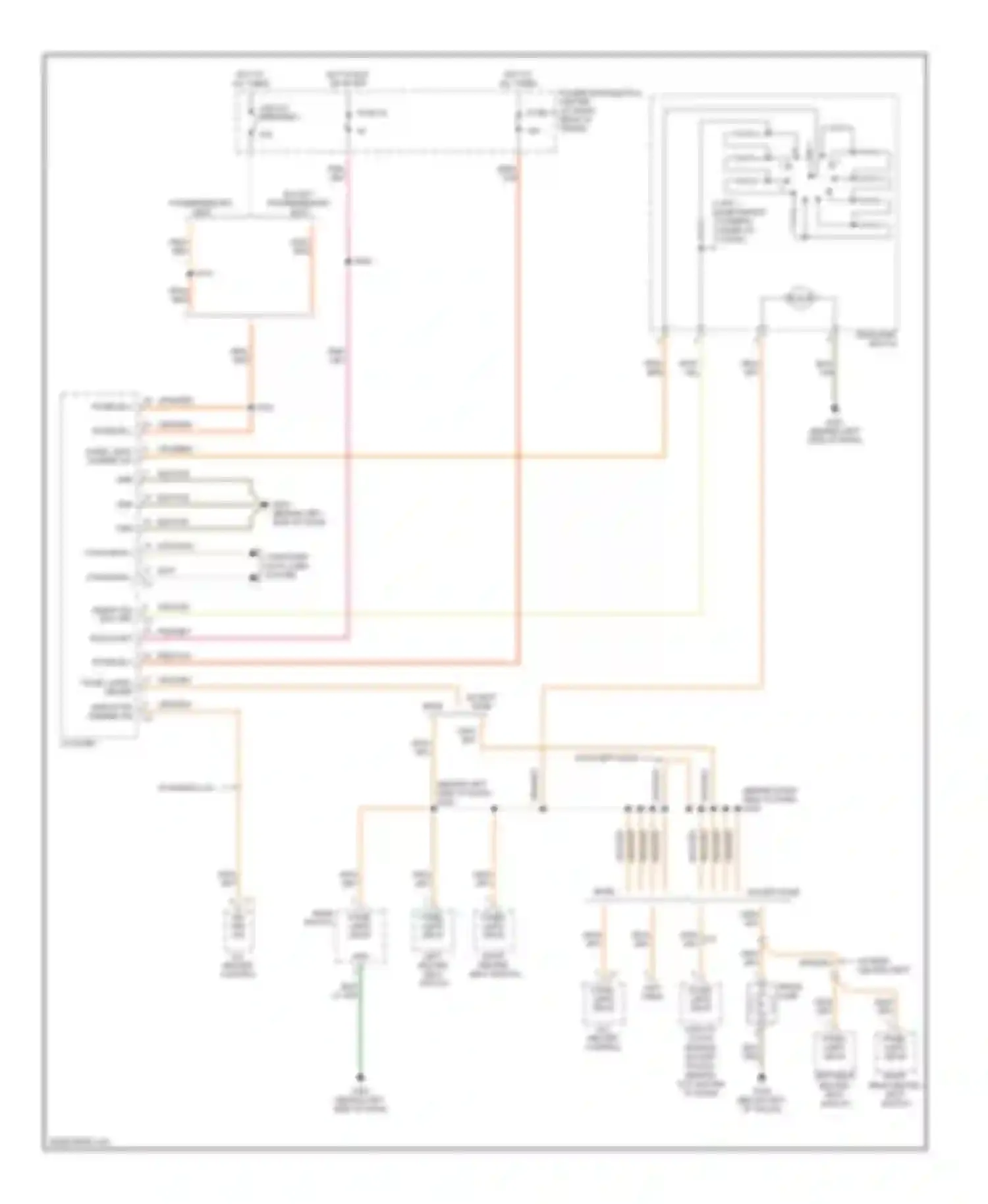 Magnum Dodge I facelift (2007-2008): Instrument illumination circuit