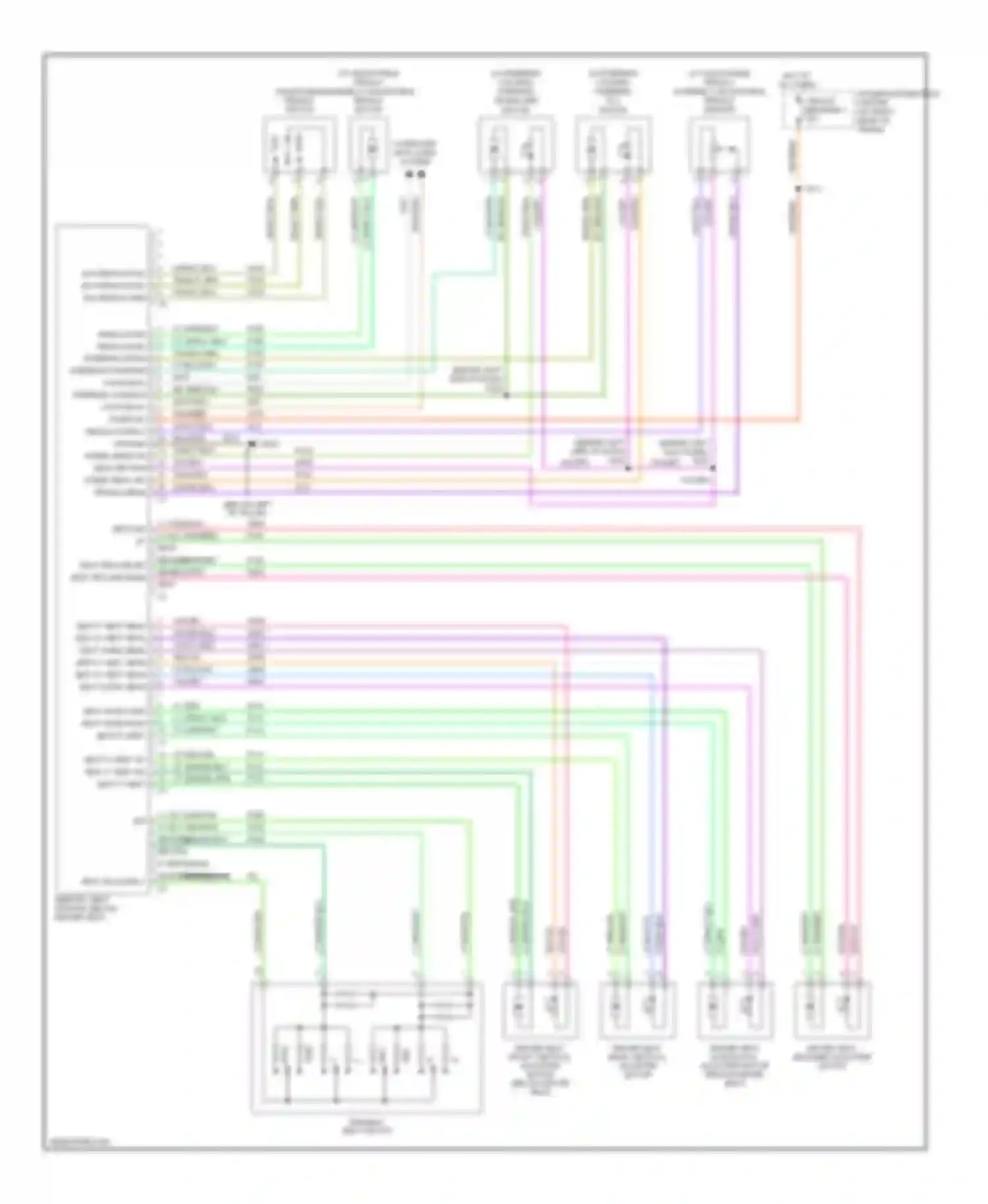 Magnum Dodge I facelift (2007-2008): Memory systems circuit (2 of 2)