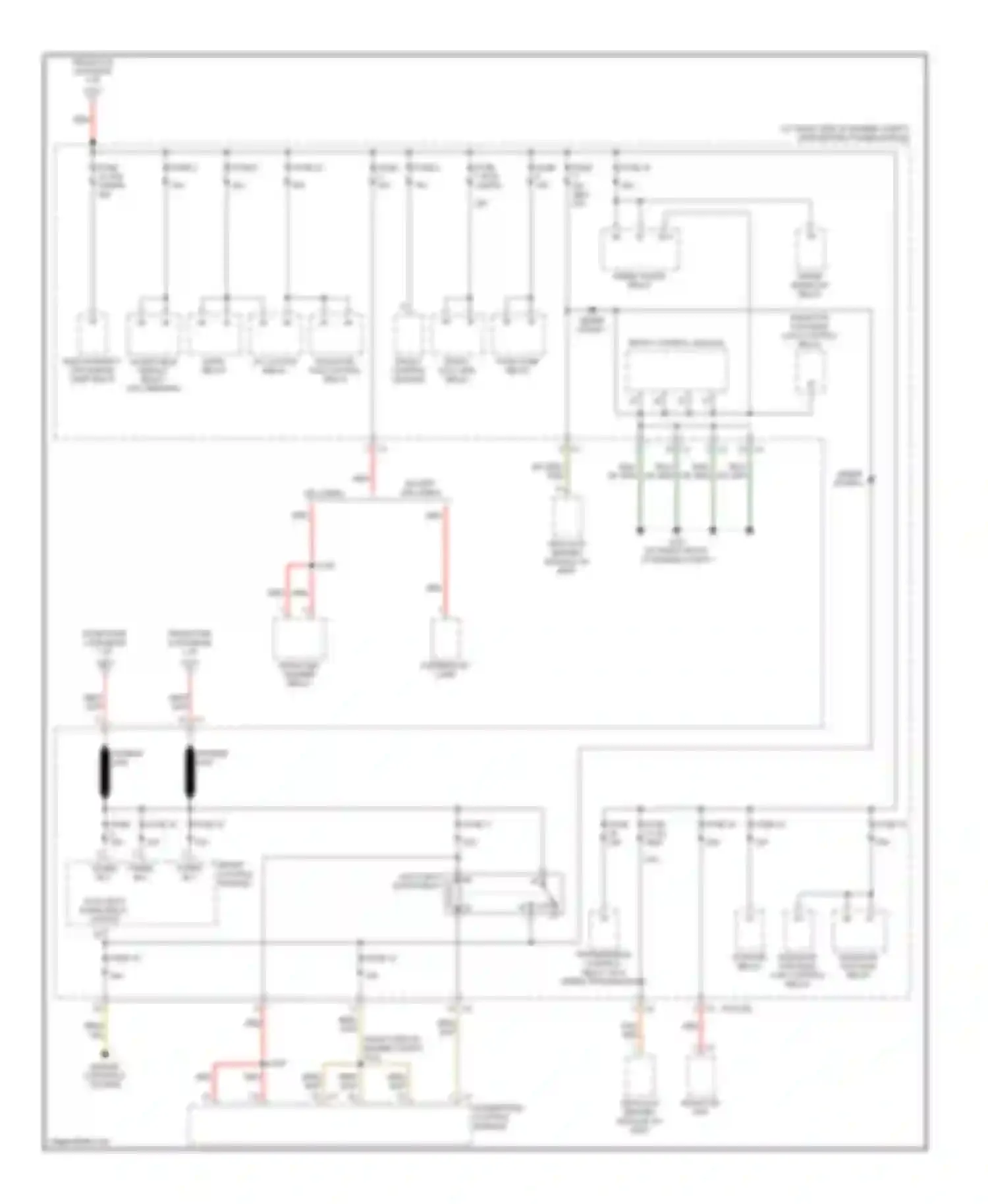 Magnum Dodge I facelift (2007-2008): Power distribution circuit (2 of 5)