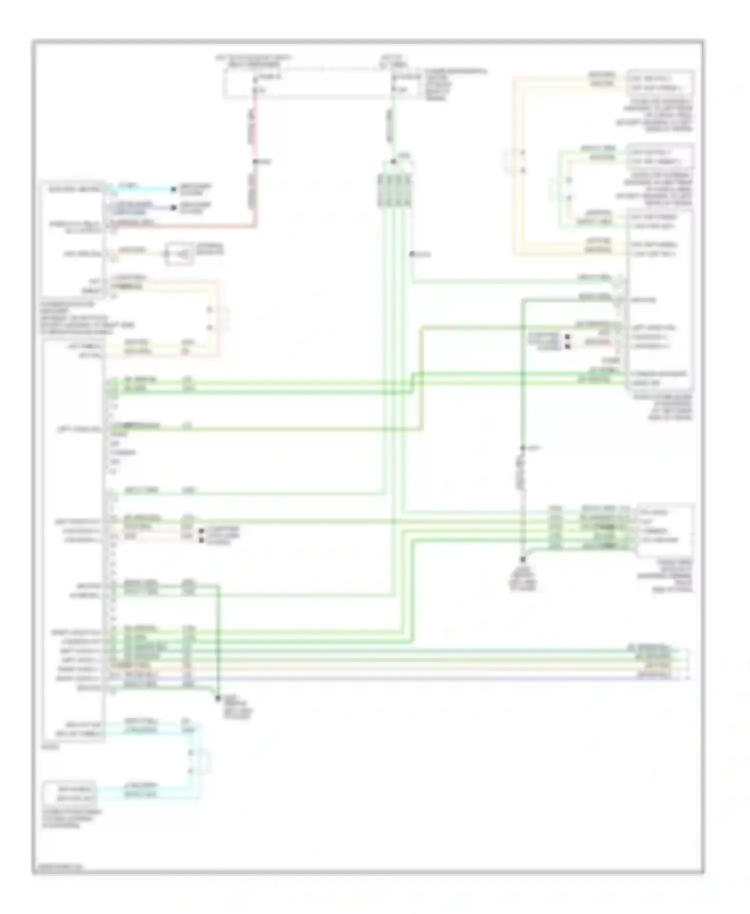 Magnum Dodge I facelift (2007-2008): Radio circuit, midline (1 of 2)
