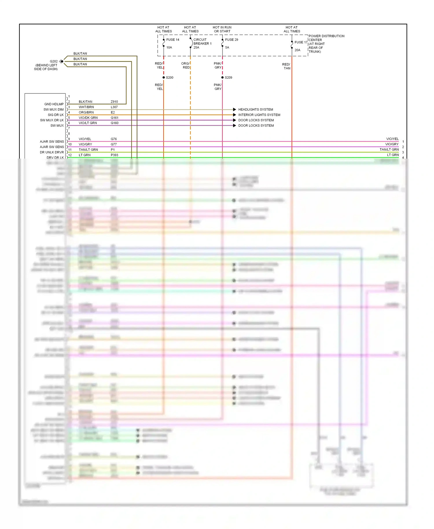 Dodge Magnum I facelift (2007-2008) computer data lines system wiring diagram  (12 of 37)