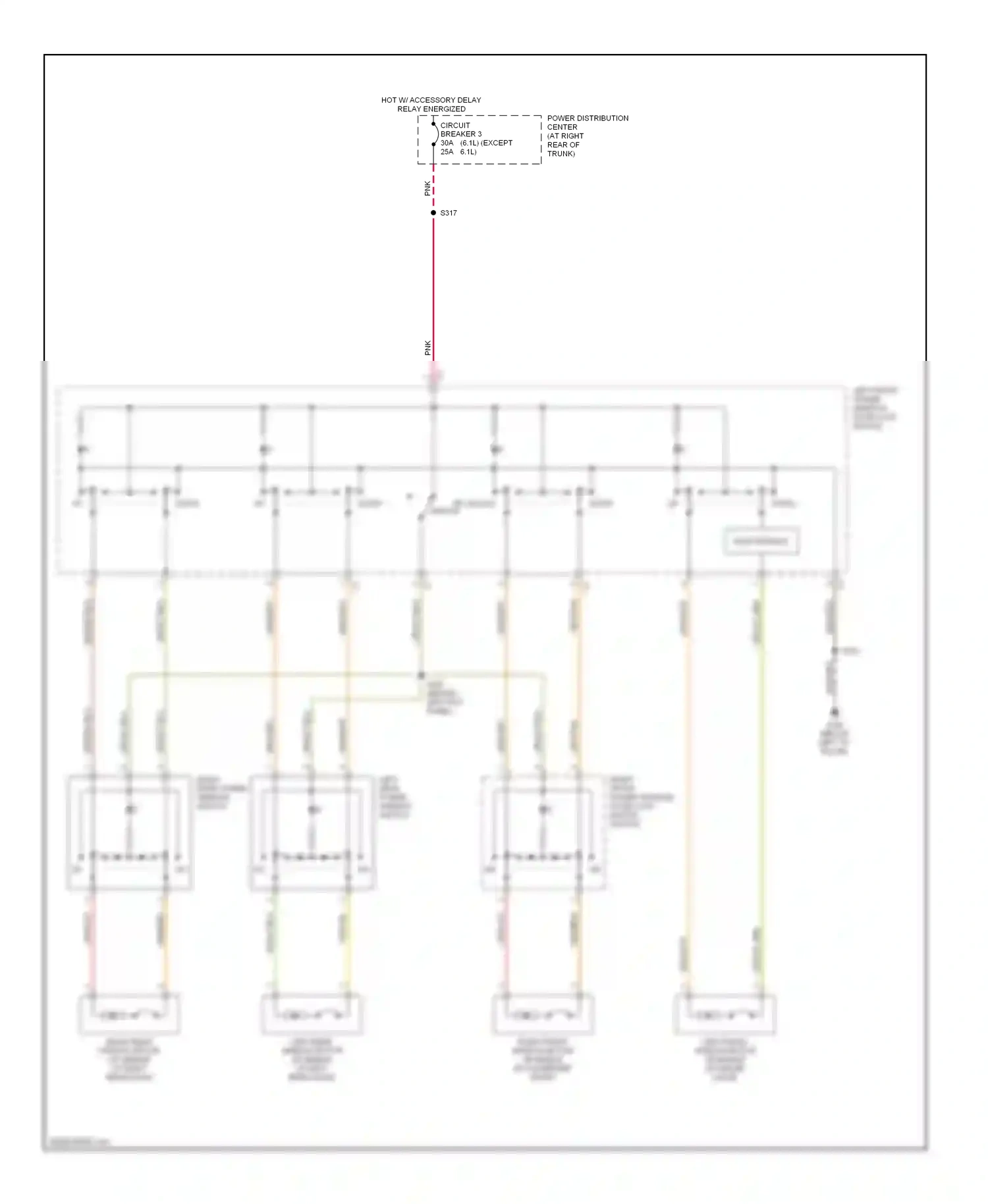 Dodge Magnum I facelift (2007-2008) electronics wiring diagram  (1 of 1)