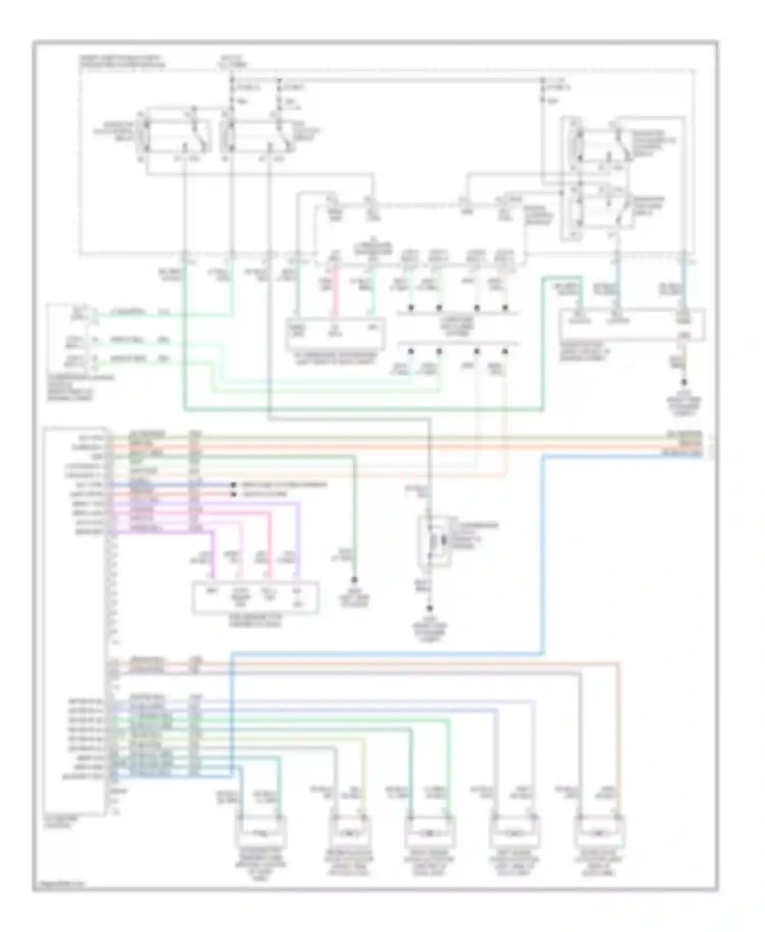 Magnum Dodge I (2003-2007): Automatic a/c circuit (1 of 2)