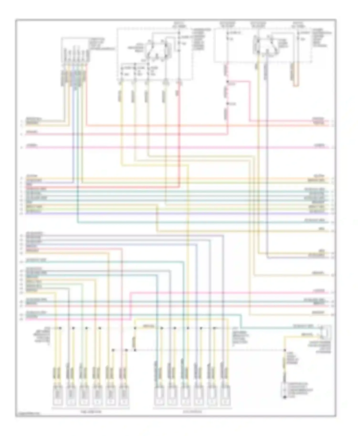 Magnum Dodge I (2003-2007): Wiring diagram engine performance 3.5l, with autostick (2 of 4)