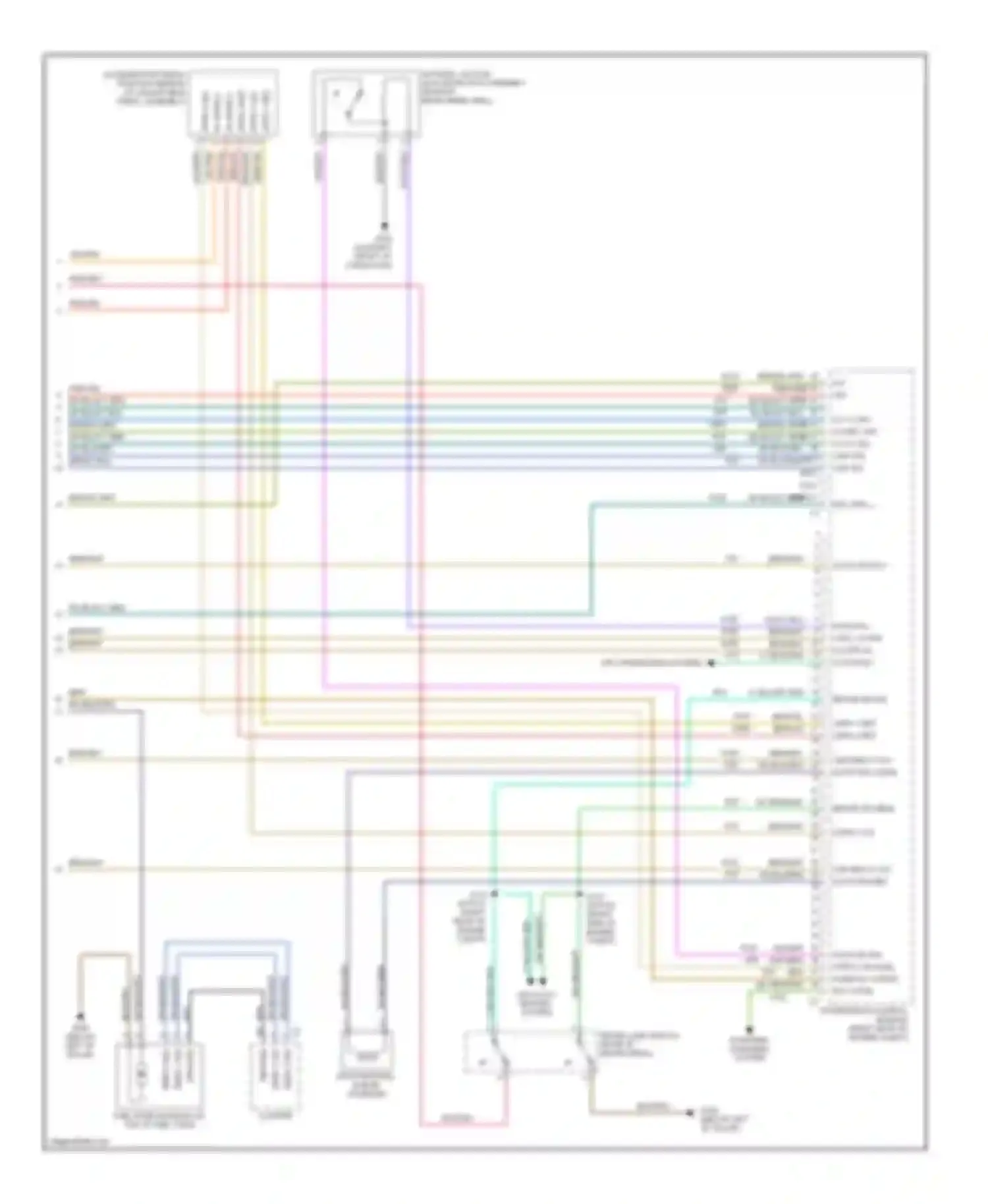 Magnum Dodge I (2003-2007): Wiring diagram engine performance 3.5l, with autostick (4 of 4)