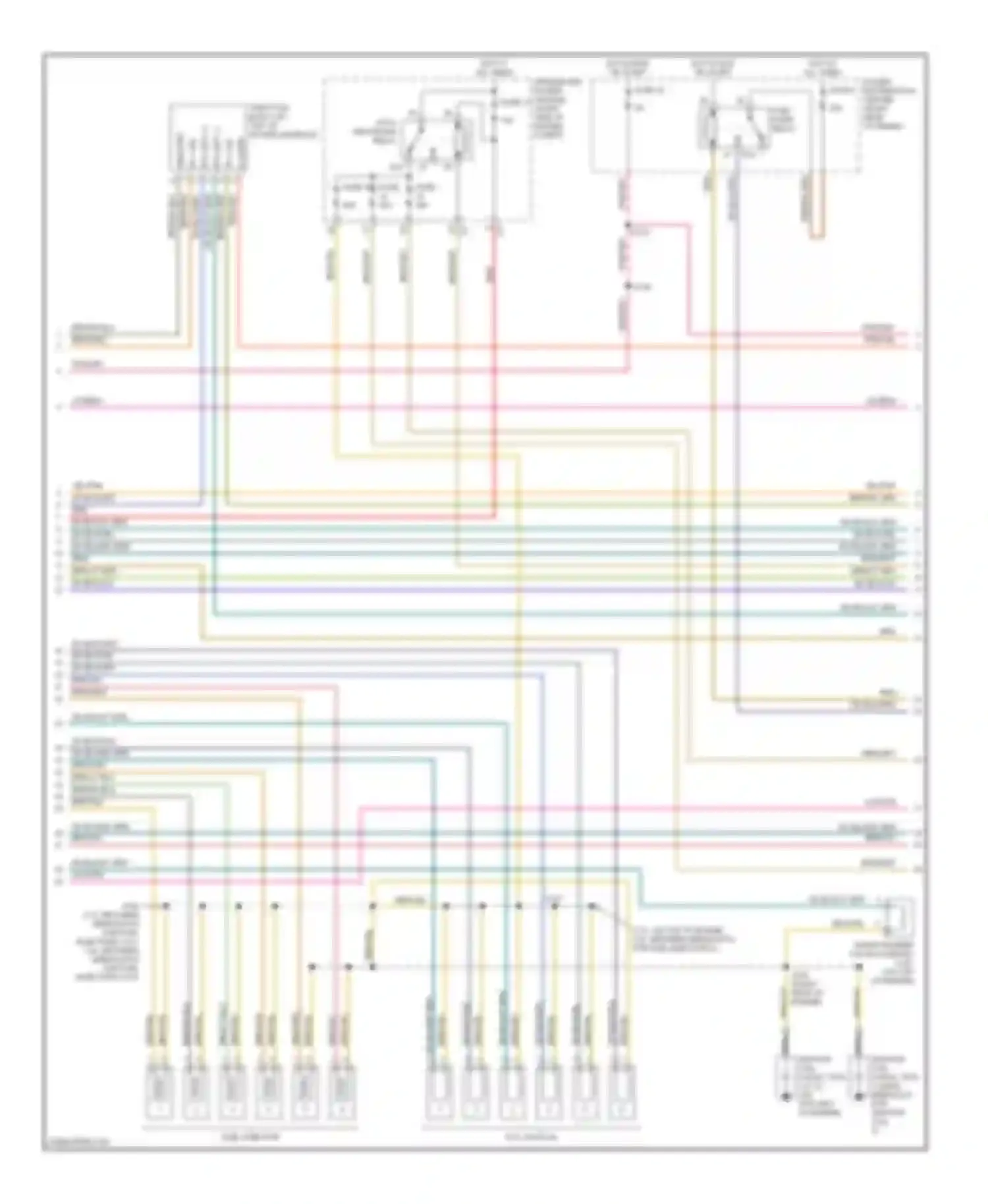 Magnum Dodge I (2003-2007): Wiring diagram engine performance 3.5l, without autostick (2 of 5)