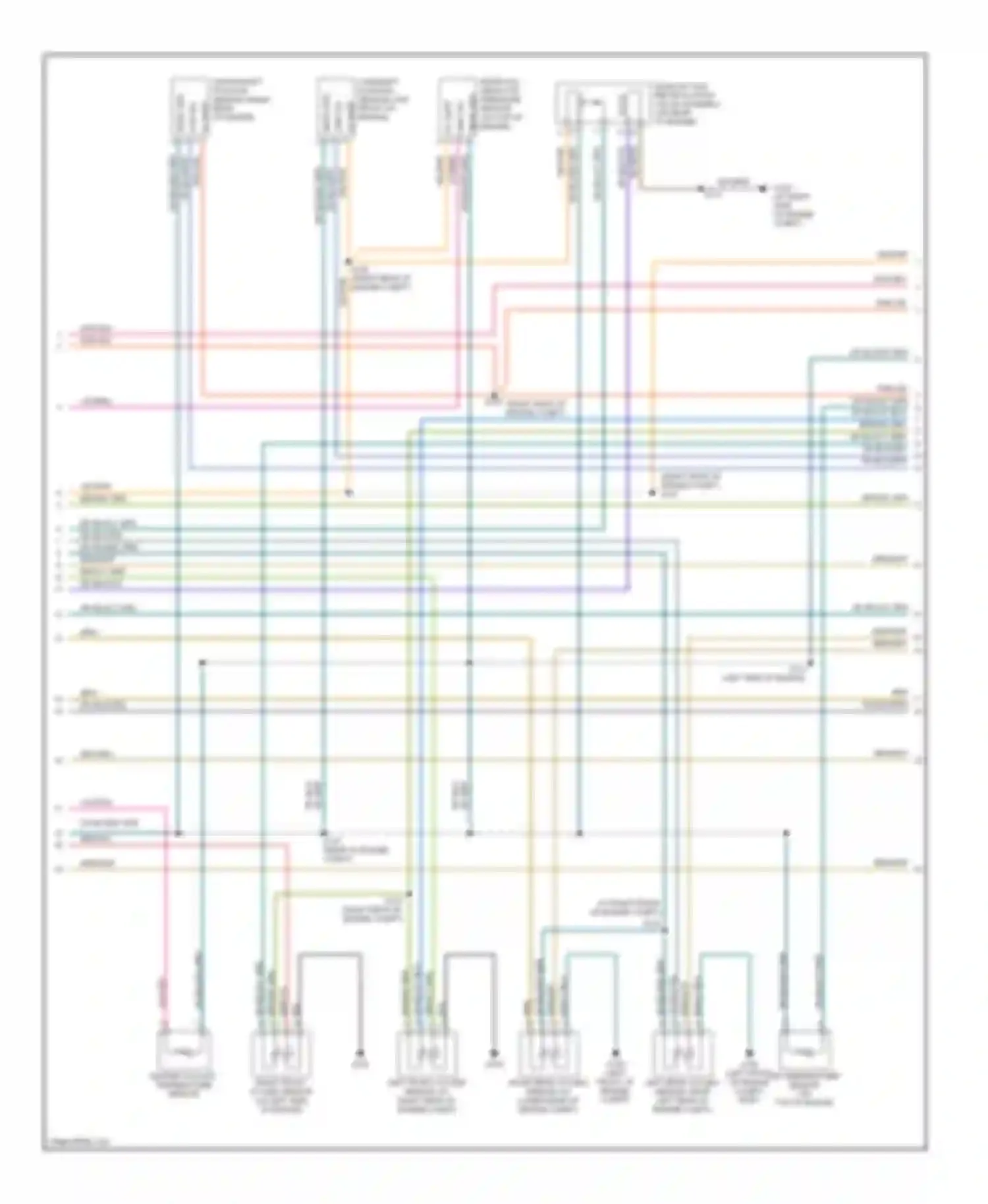 Magnum Dodge I (2003-2007): Wiring diagram engine performance 3.5l, without autostick (3 of 5)