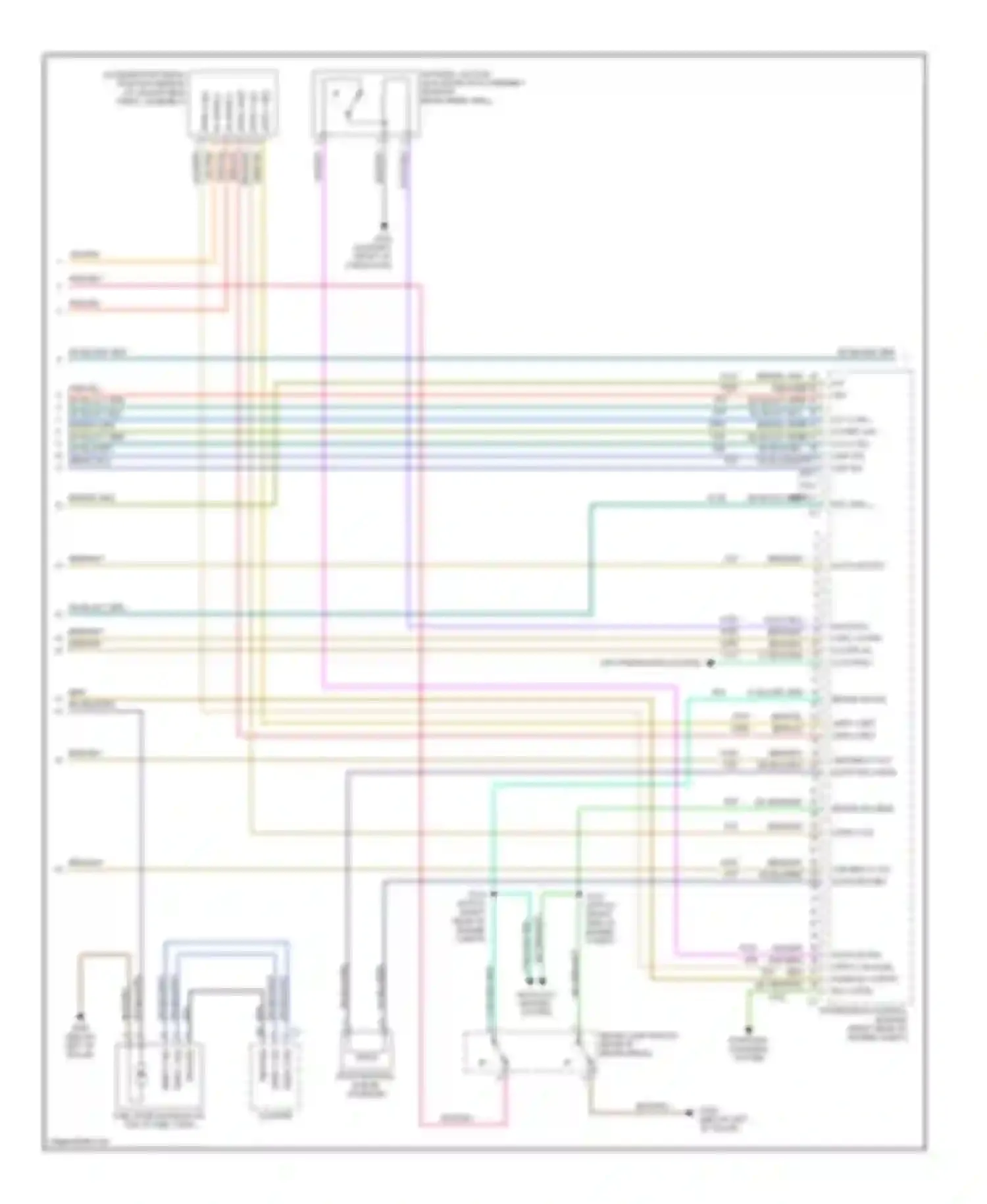 Magnum Dodge I (2003-2007): Wiring diagram engine performance 3.5l, without autostick (4 of 5)