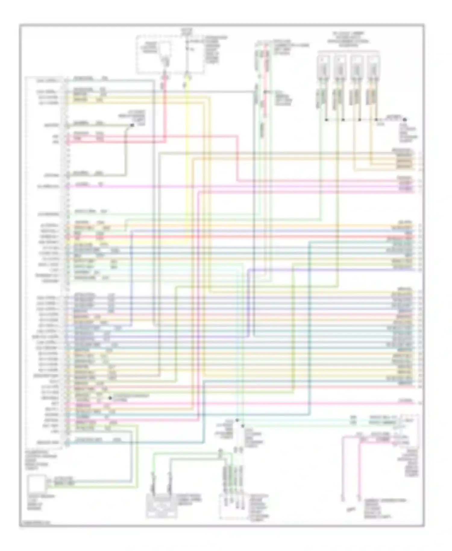 Magnum Dodge I (2003-2007): Wiring diagram engine performance 5.7l (1 of 4)