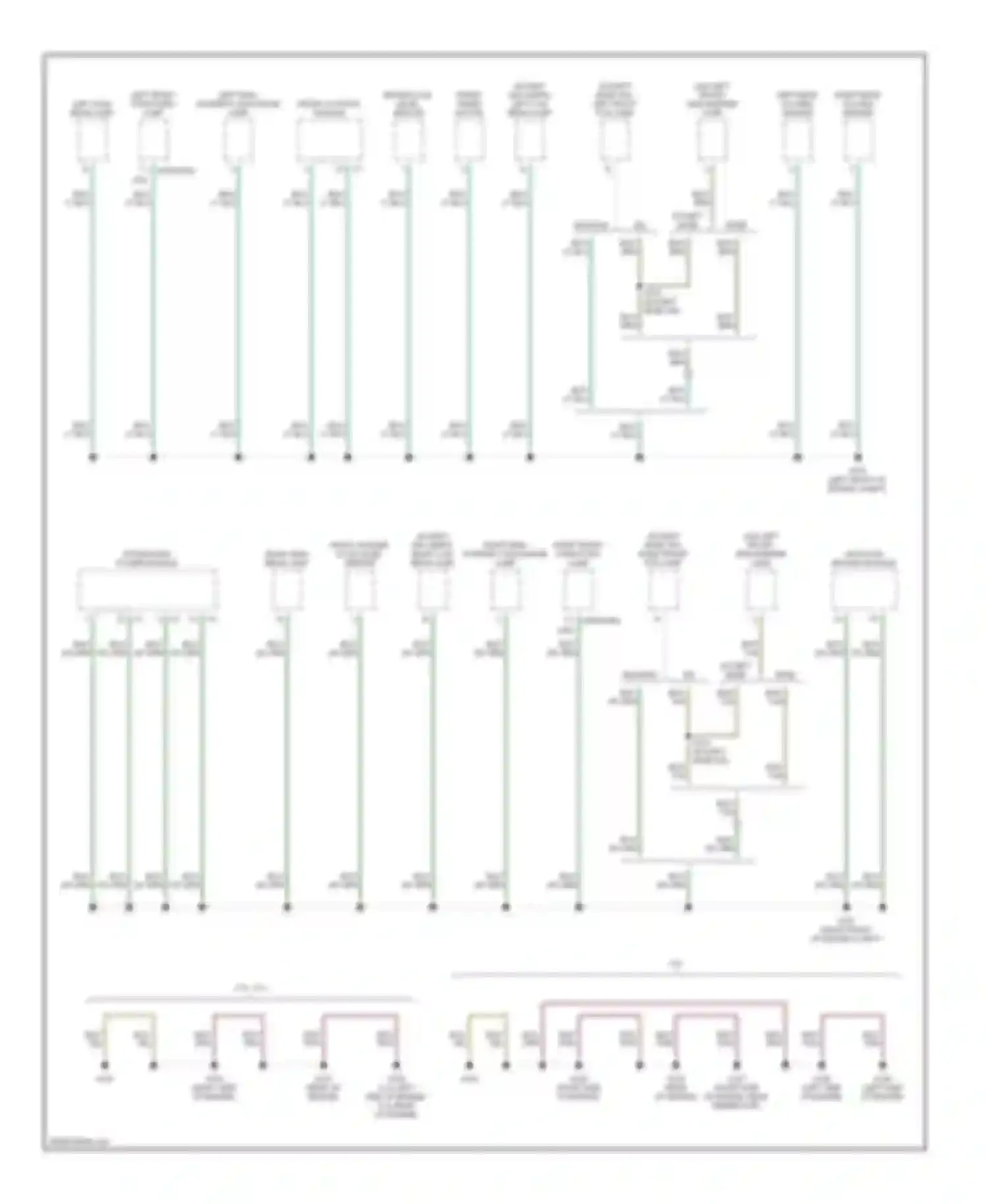 Magnum Dodge I (2003-2007): Ground distribution circuit (1 of 4)