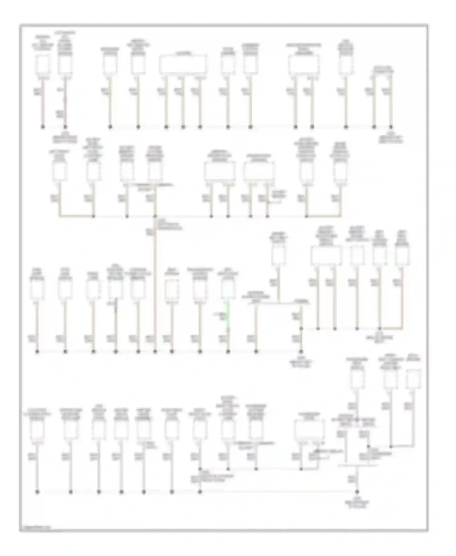 Magnum Dodge I (2003-2007): Ground distribution circuit (3 of 4)