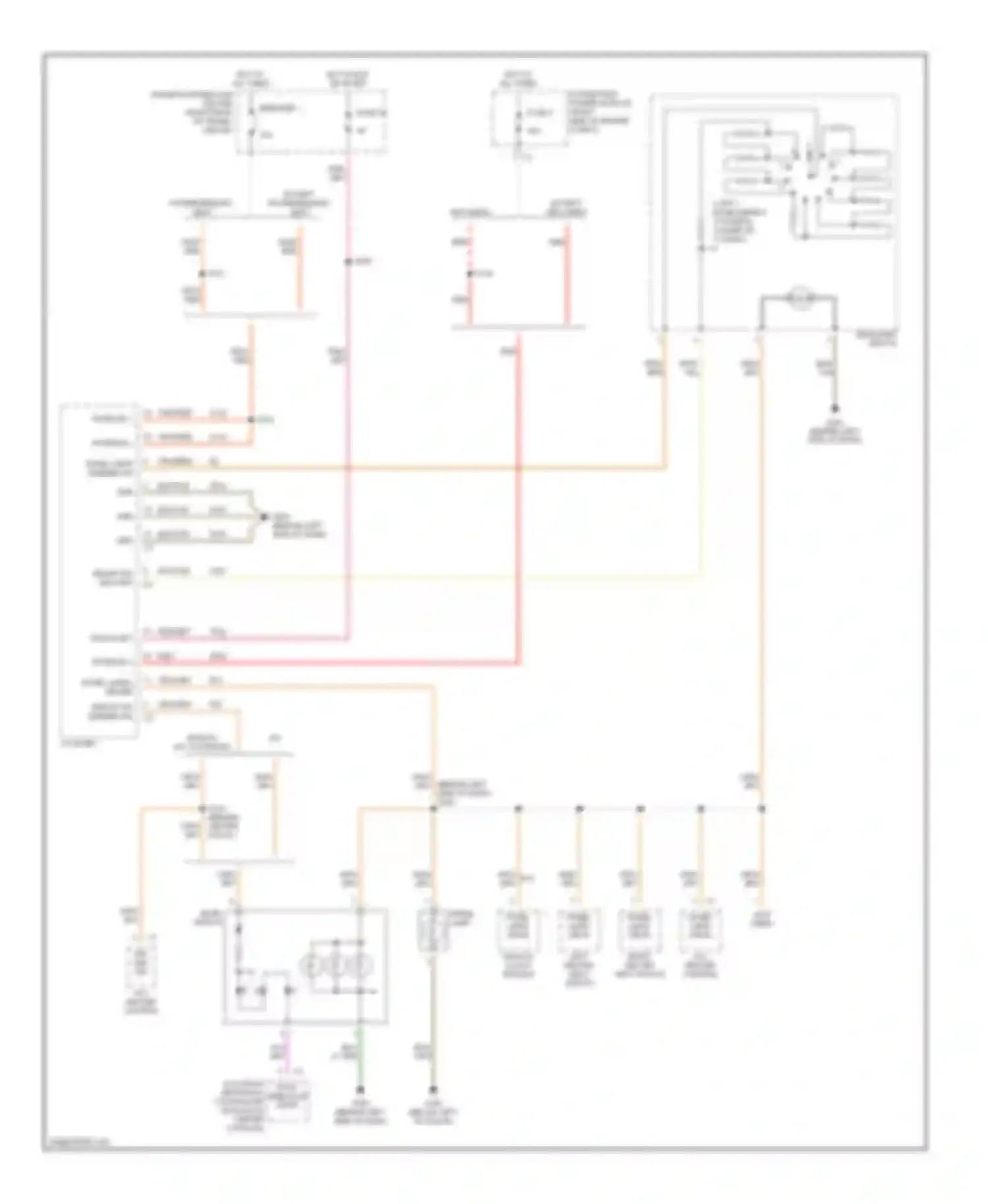 Magnum Dodge I (2003-2007): Instrument illumination circuit, option 1