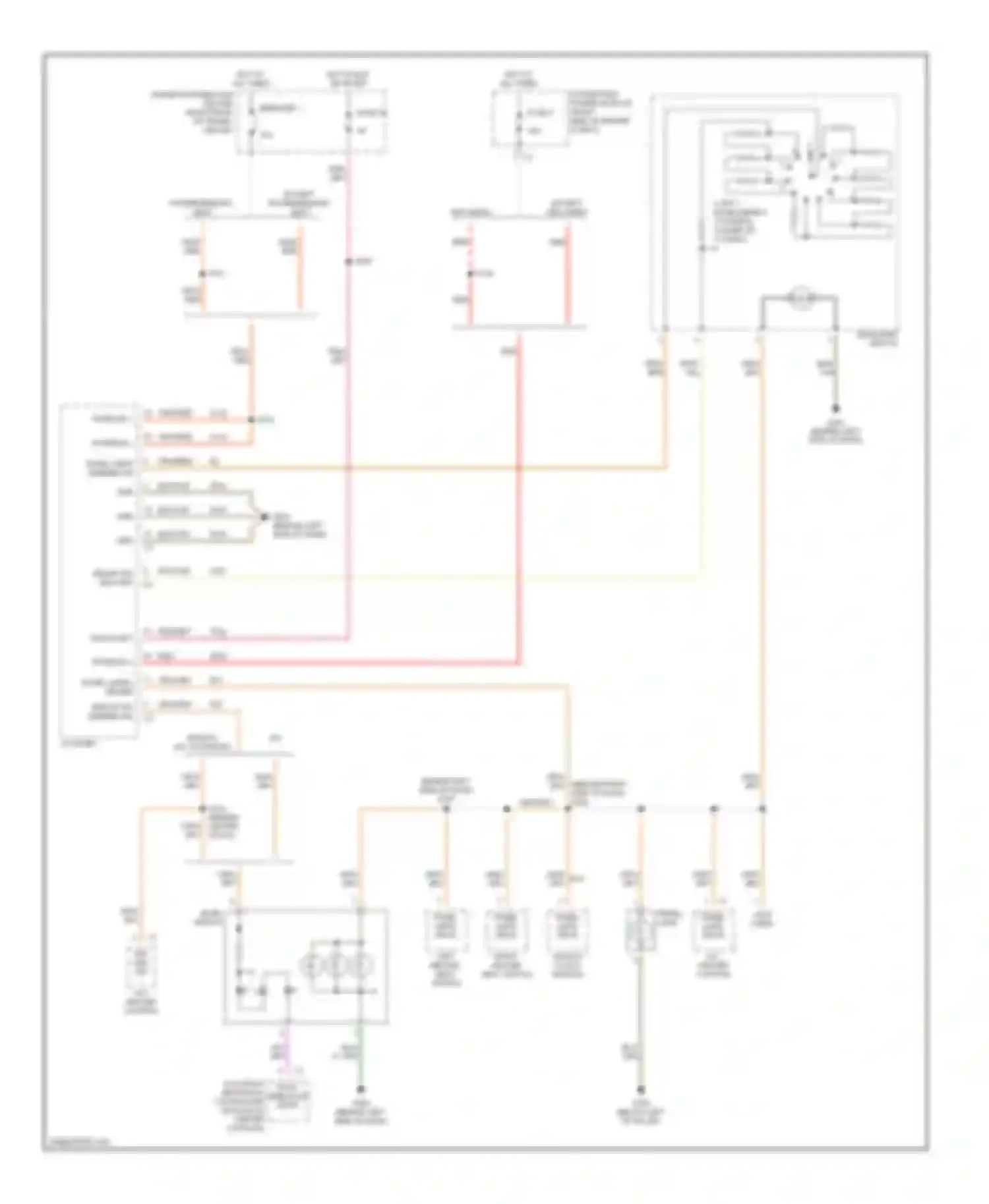 Magnum Dodge I (2003-2007): Instrument illumination circuit, option 2