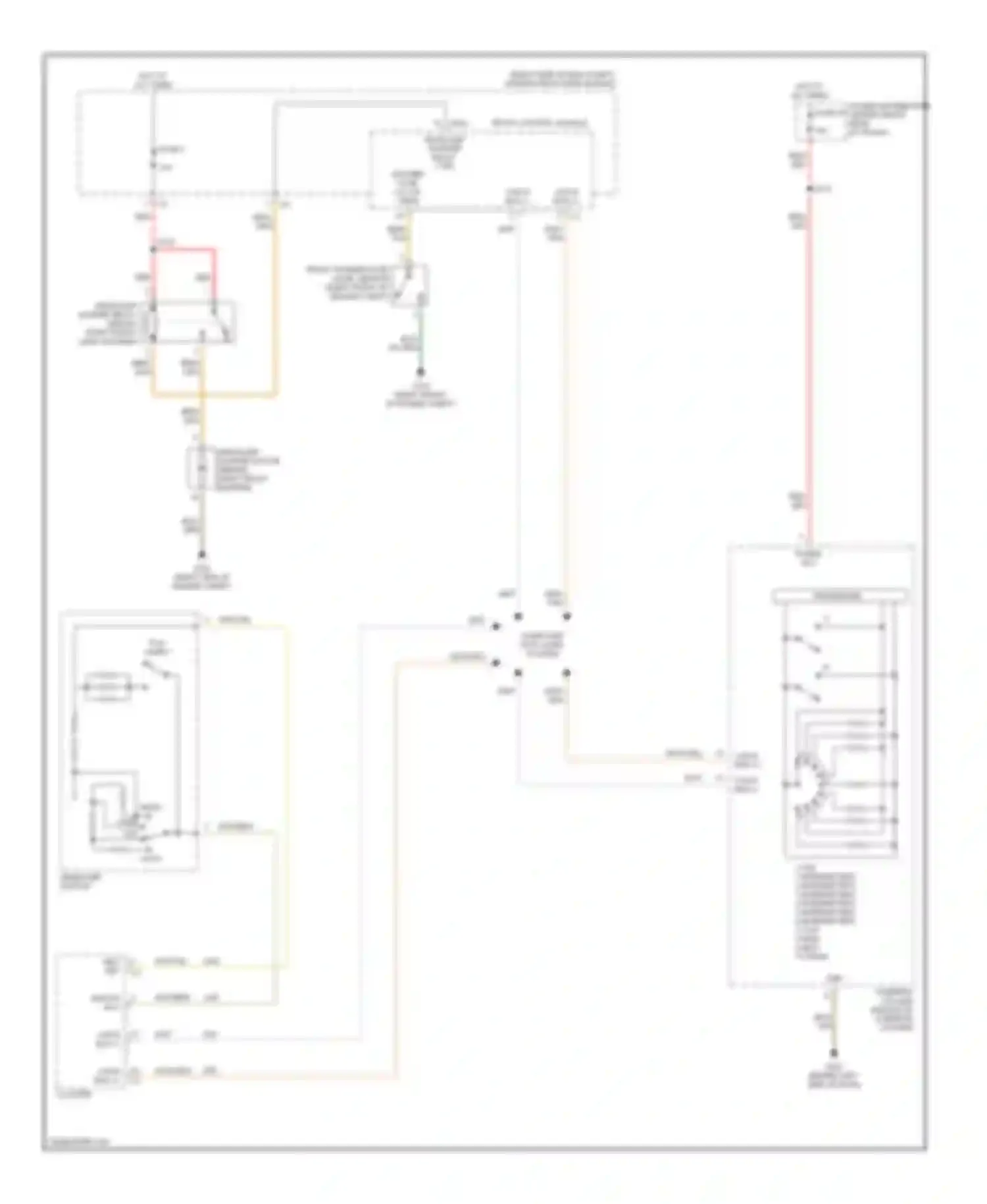 Magnum Dodge I (2003-2007): Headlamp washer circuit
