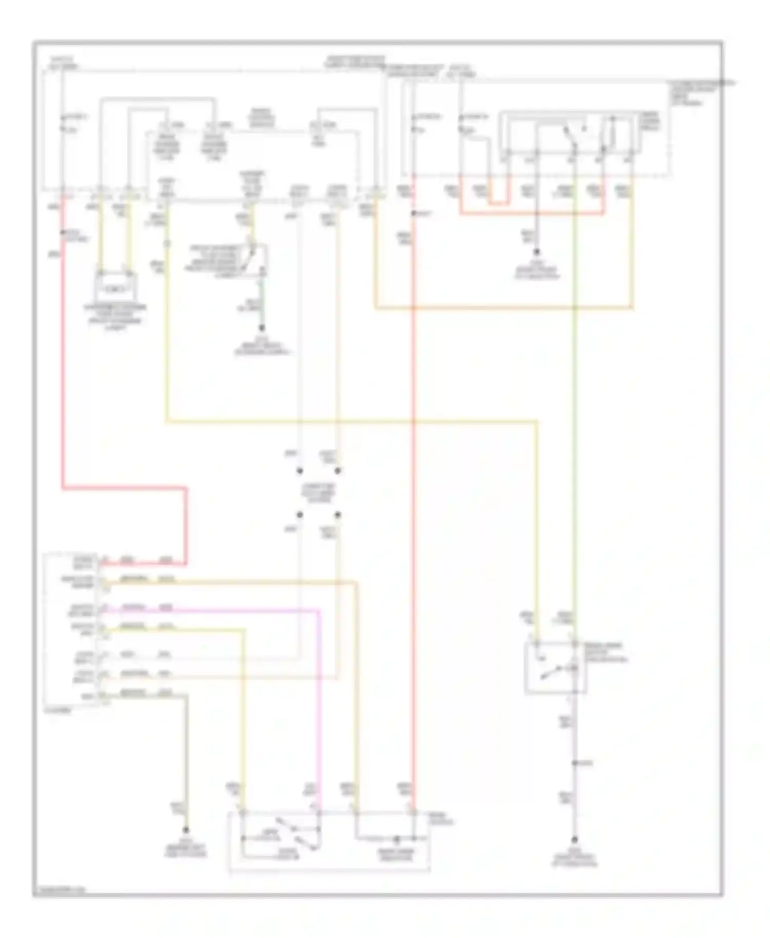 Magnum Dodge I (2003-2007): Rear wiper/washer circuit