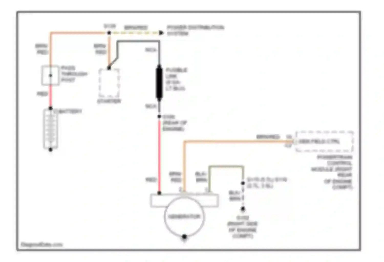 Wiring diagram brn for Dodge Magnum I (2003-2007) (31 of 42)