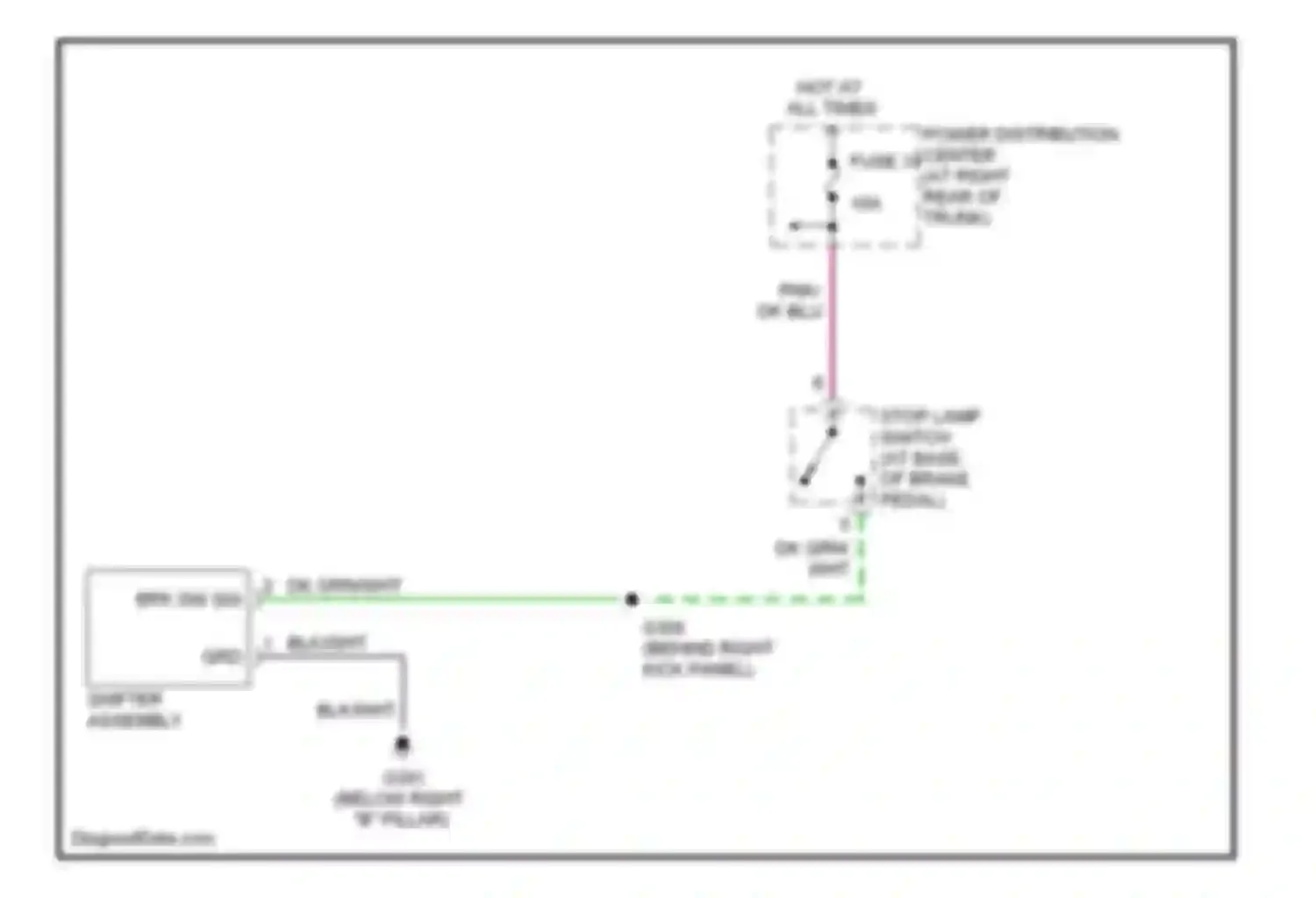 Wiring diagram dk grn for Dodge Magnum I (2003-2007) (28 of 33)