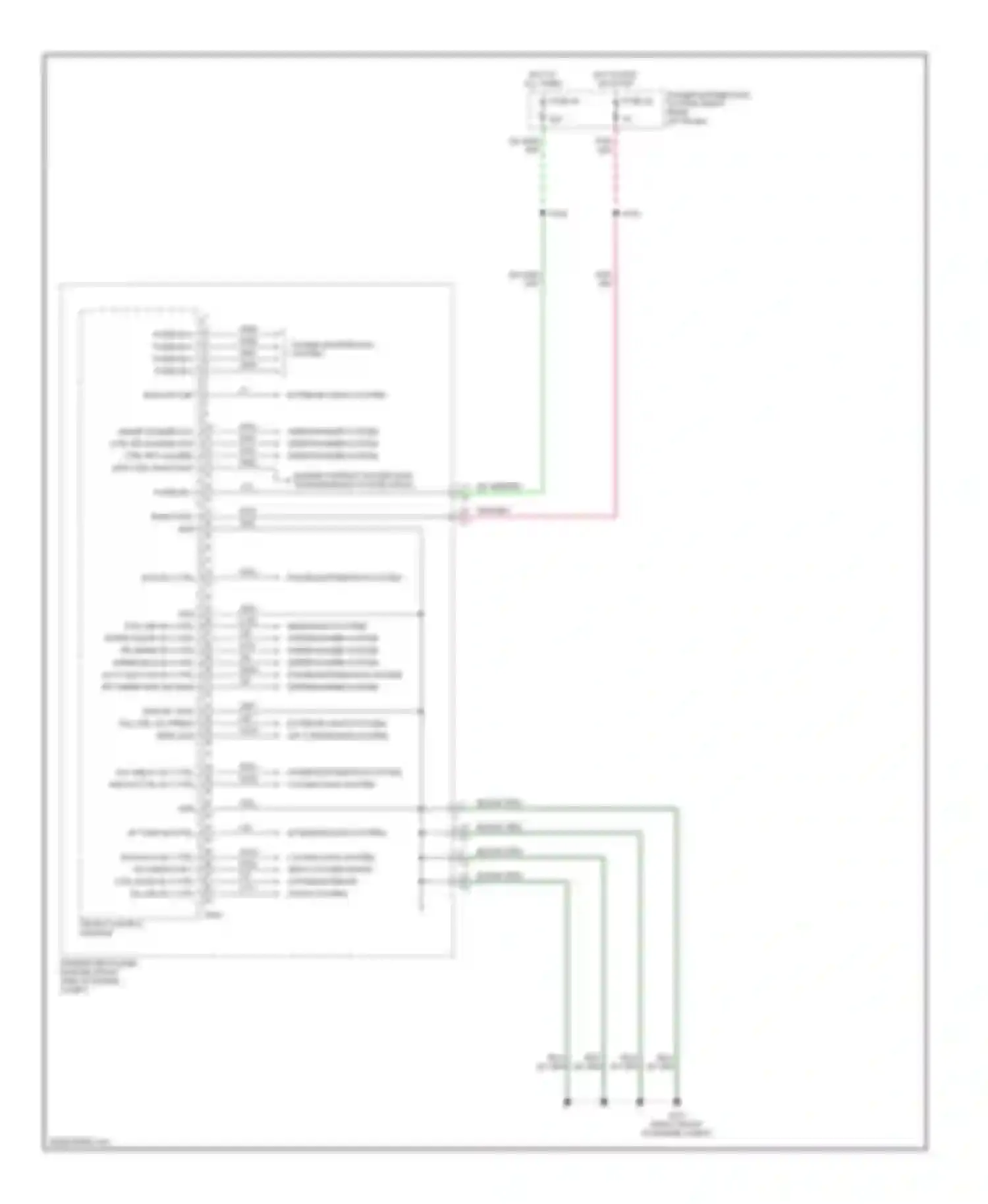 Wiring diagram exterior lights system air conditioning system for Dodge Magnum I (2003-2007) (1 of 1)