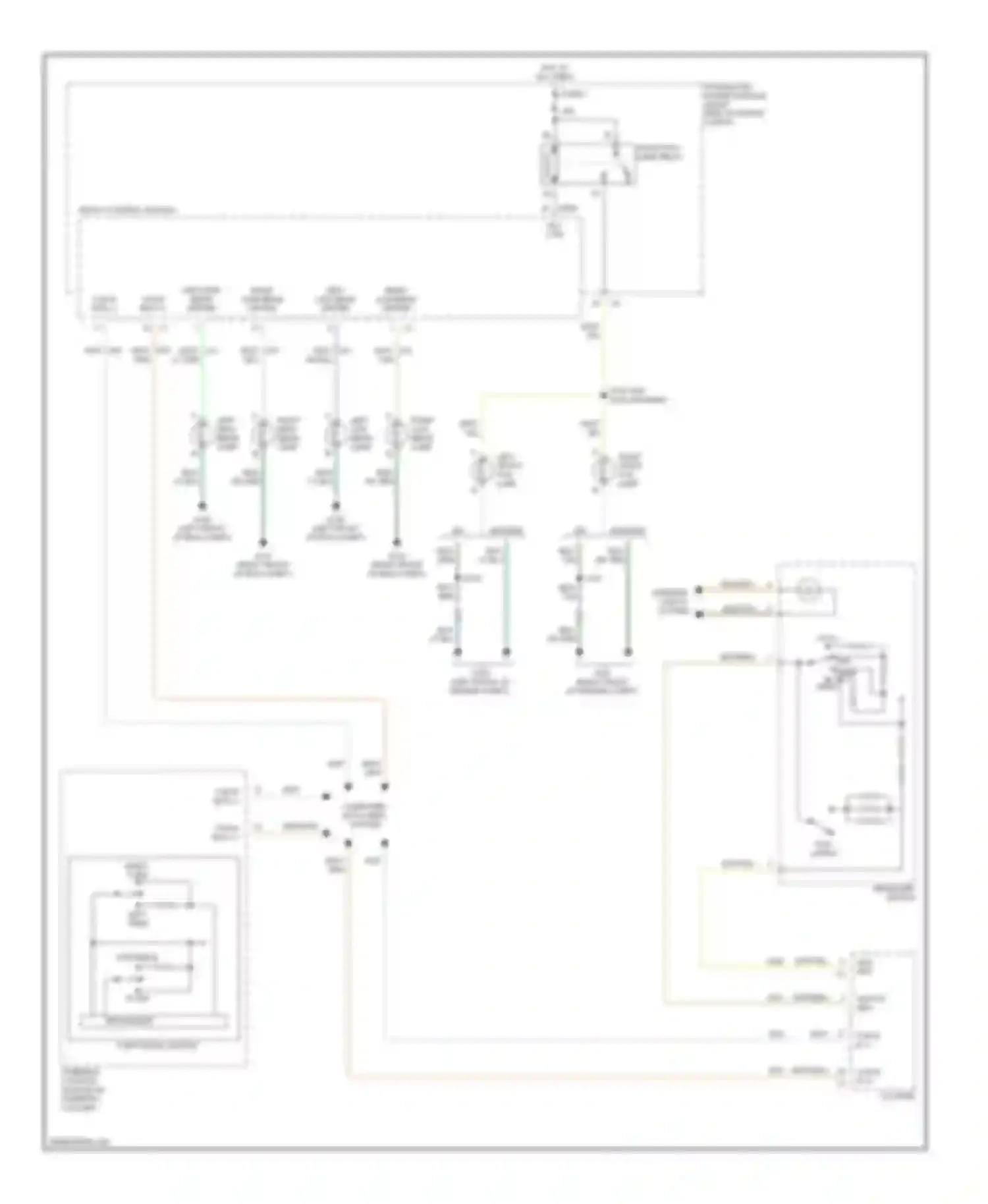 Wiring diagram front fog lamp relay for Dodge Magnum I (2003-2007) (2 of 3)
