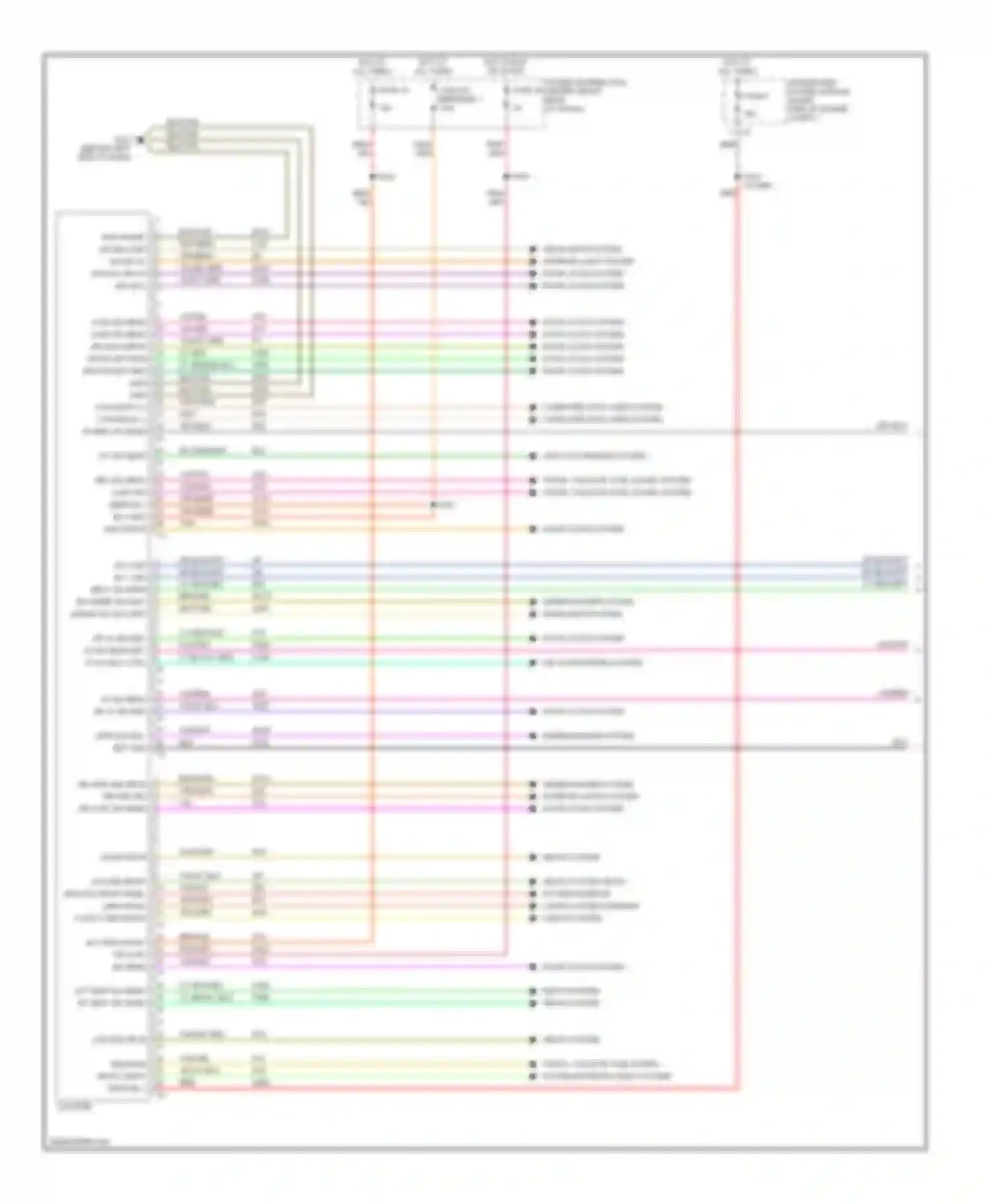 Wiring diagram headlights system interior light system door locks system door locks system for Dodge Magnum I (2003-2007) (1 of 1)