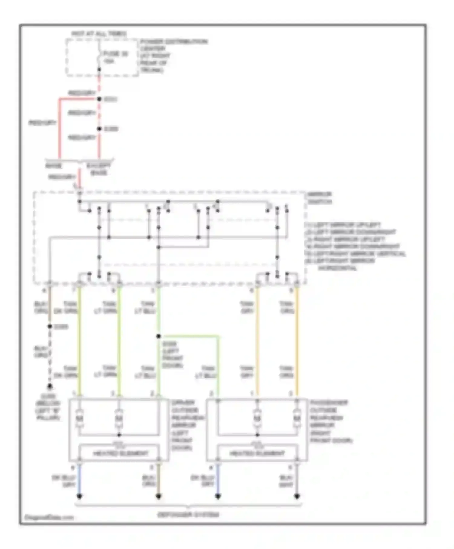 Wiring diagram lt blu for Dodge Magnum I (2003-2007) (20 of 27)