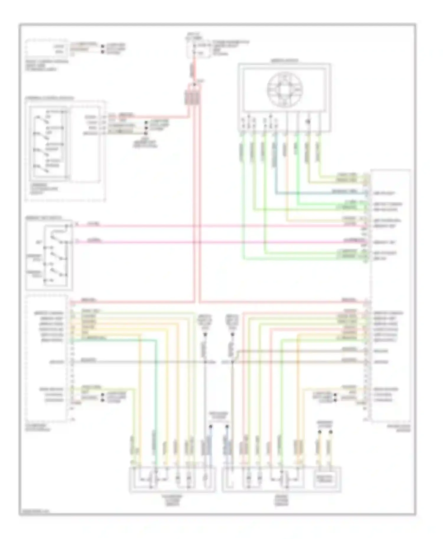 Wiring diagram memory pos 1 for Dodge Magnum I (2003-2007) (1 of 1)