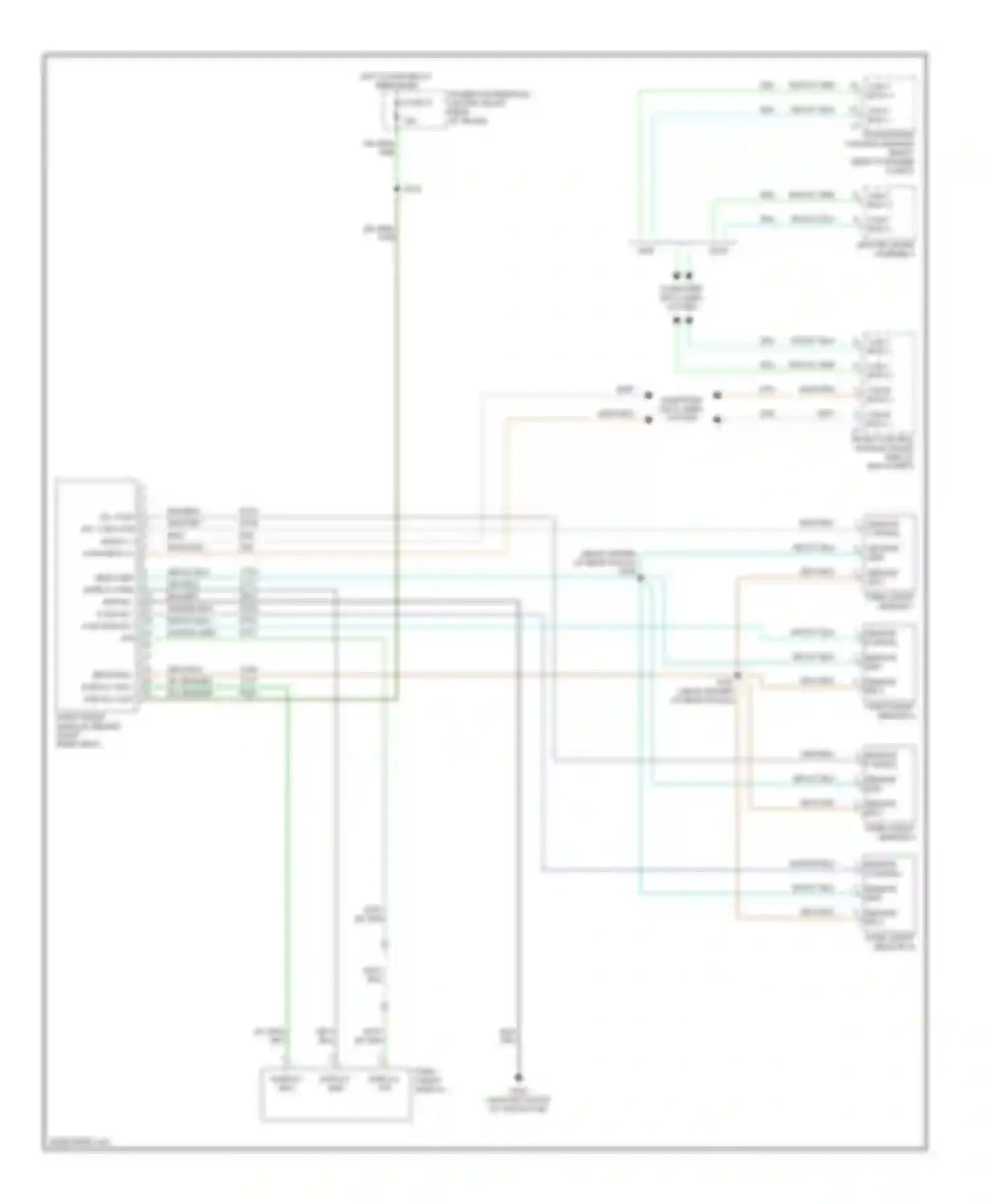 Wiring diagram park assist sensor 8 for Dodge Magnum I (2003-2007) (1 of 1)