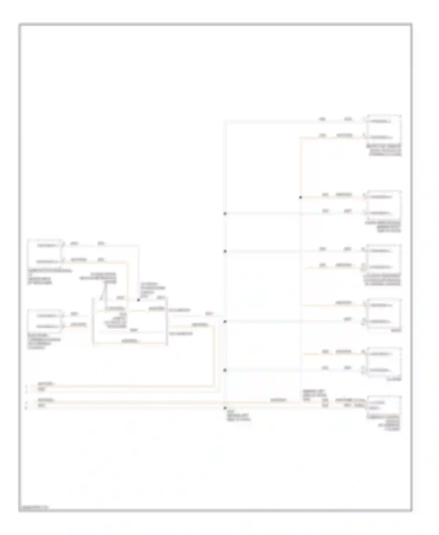 Wiring diagram w/ sunroof for Dodge Magnum I (2003-2007) (1 of 1)