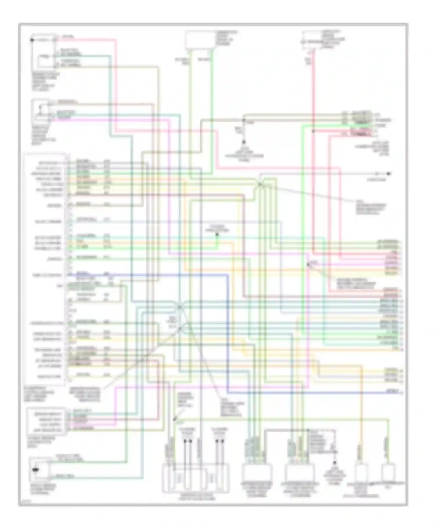 Neon Dodge I (1994-1999): Wiring diagram engine performance 2.0ls (1 of 3)