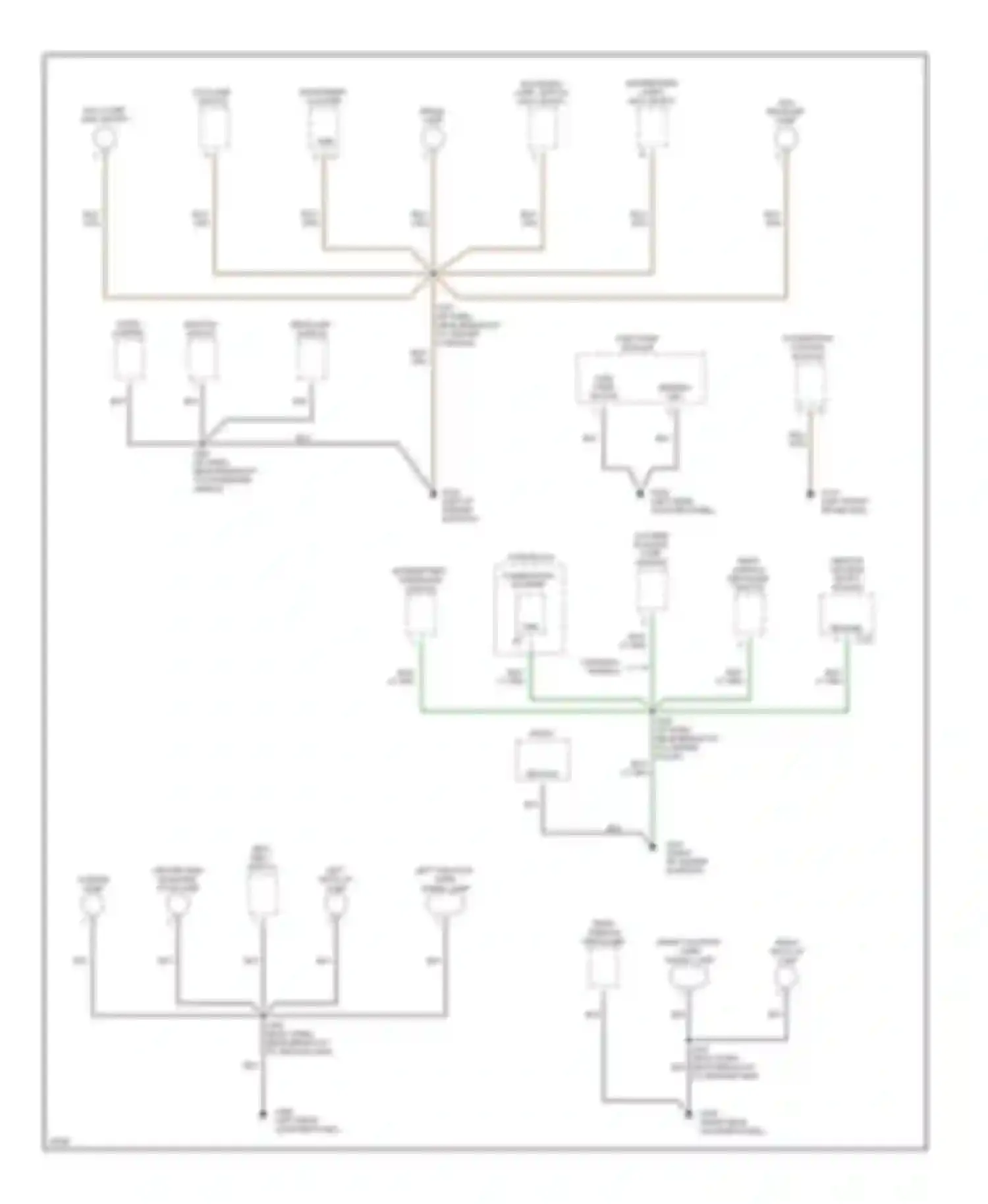 Neon Dodge I (1994-1999): Ground distribution circuit (2 of 2)