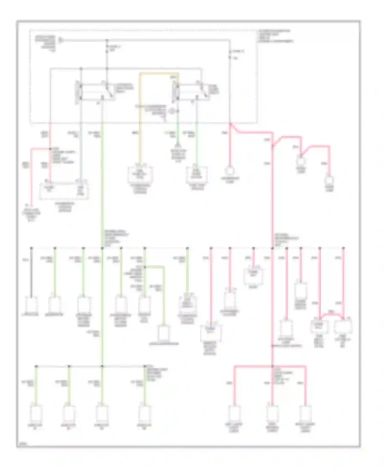 Neon Dodge I (1994-1999): Power distribution circuit (2 of 5)