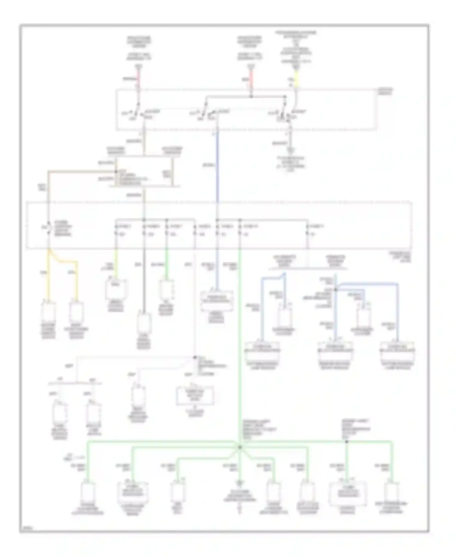 Neon Dodge I (1994-1999): Power distribution circuit (3 of 5)