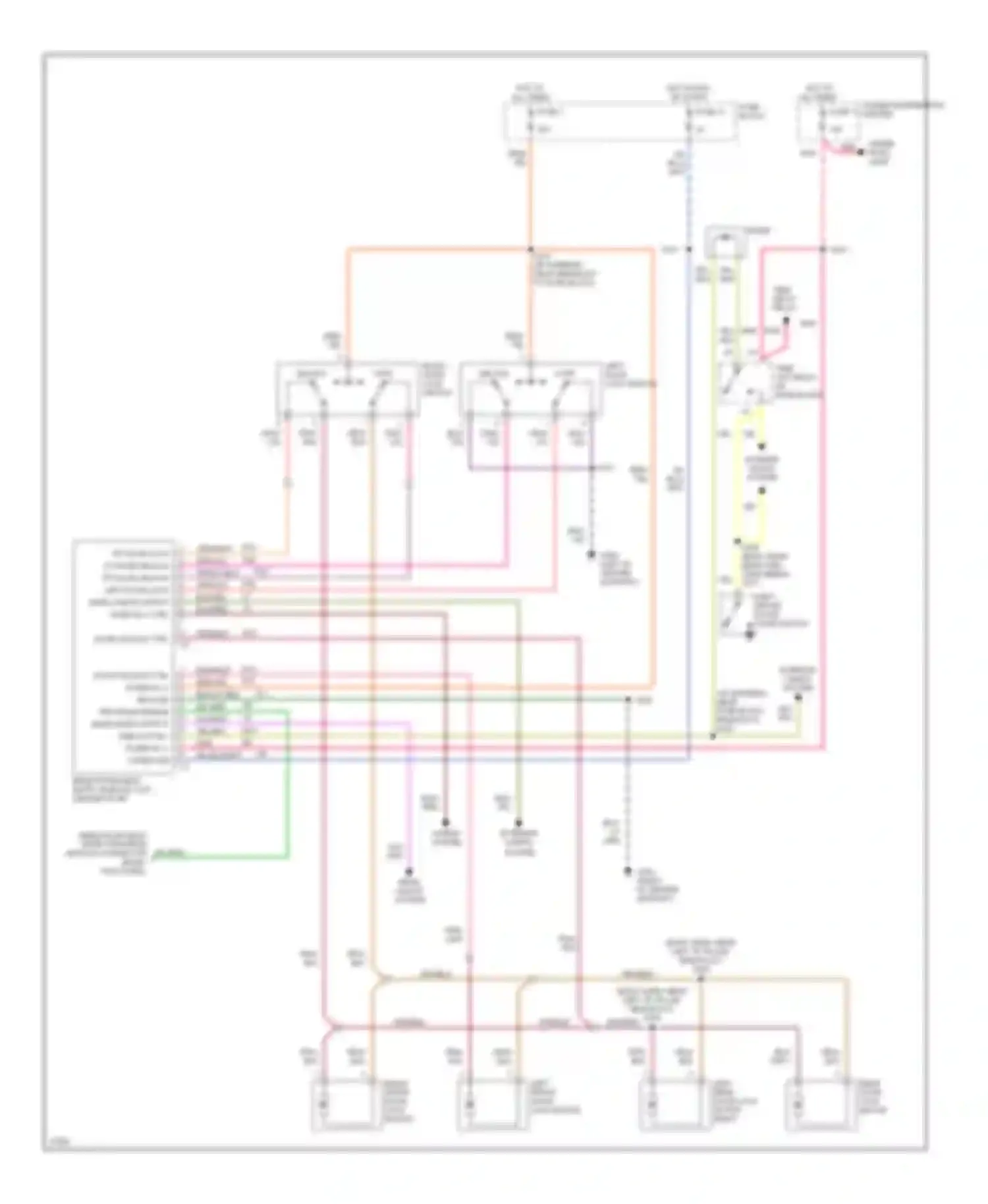 Neon Dodge I (1994-1999): Keyless entry circuit