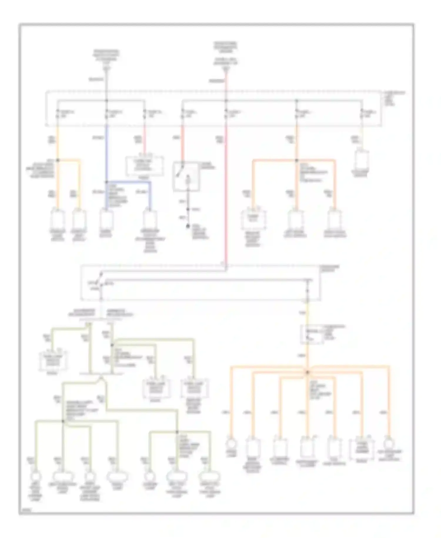 Wiring diagram fuse 14 for Dodge Neon I (1994-1999) (1 of 2)
