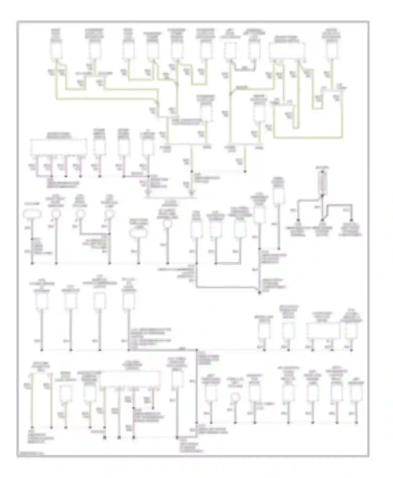 Neon Dodge II (1999-2005): Ground distribution circuit (1 of 2)