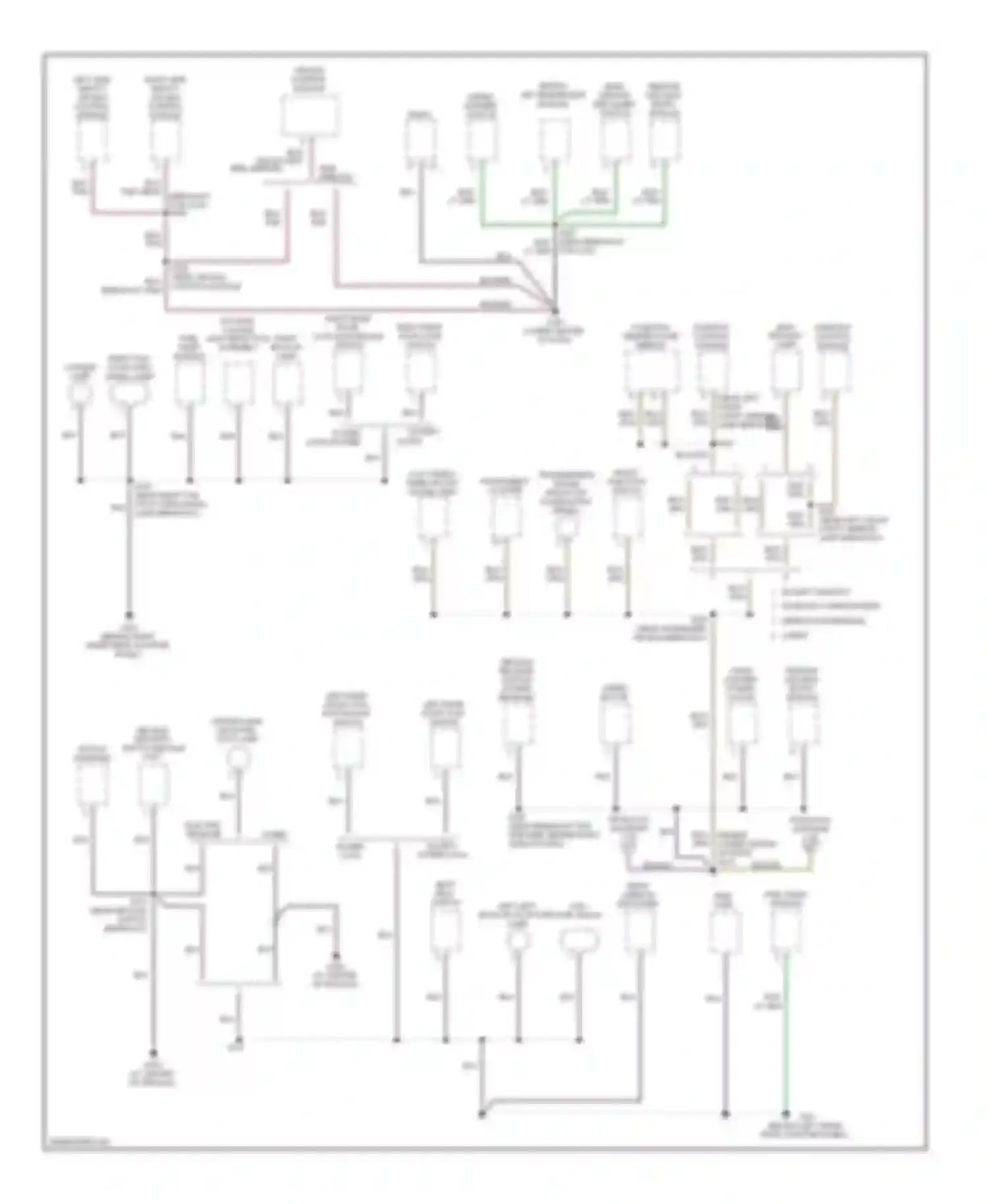 Neon Dodge II (1999-2005): Ground distribution circuit (2 of 2)