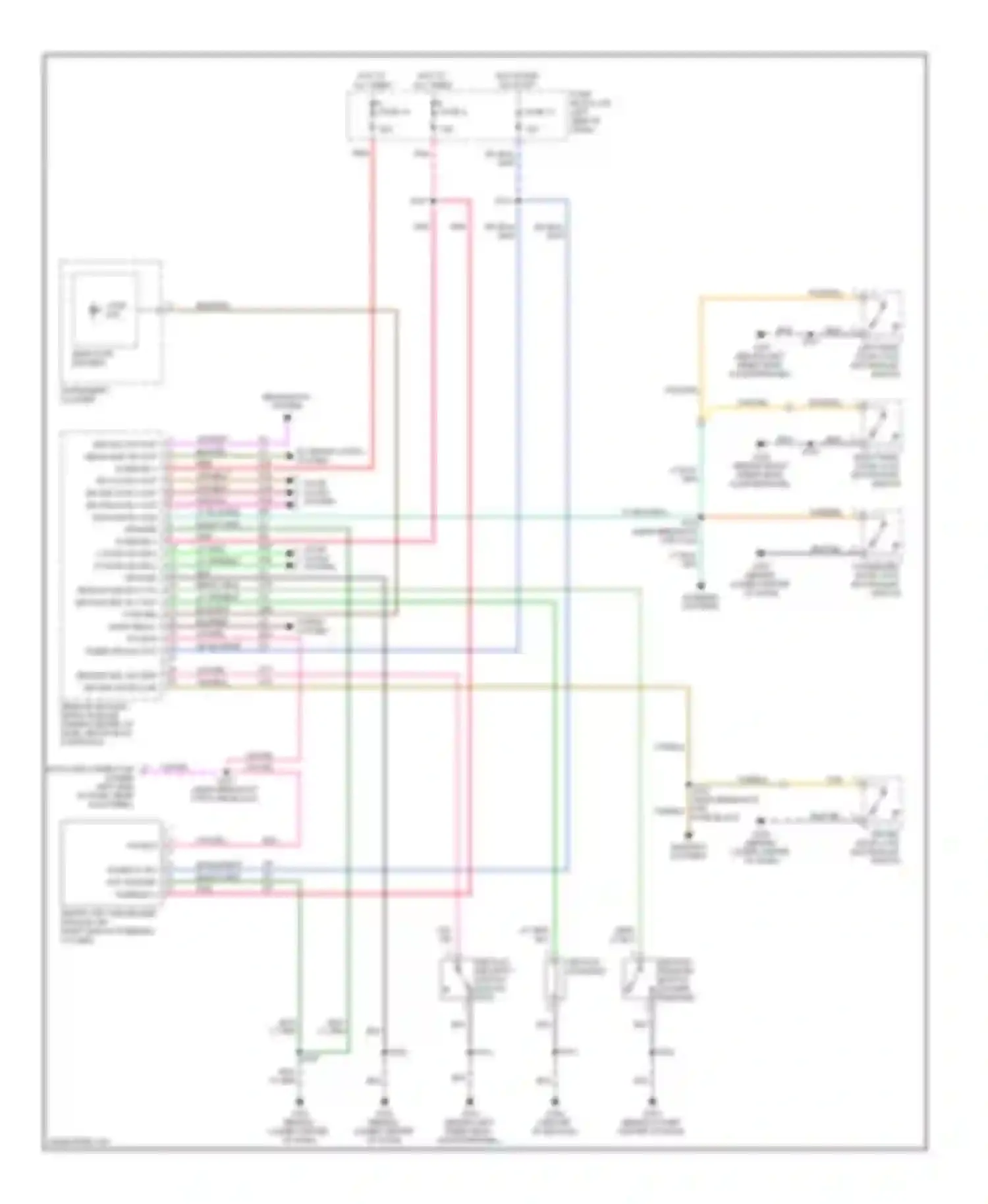Wiring diagram brn for Dodge Neon II (1999-2005) (2 of 18)